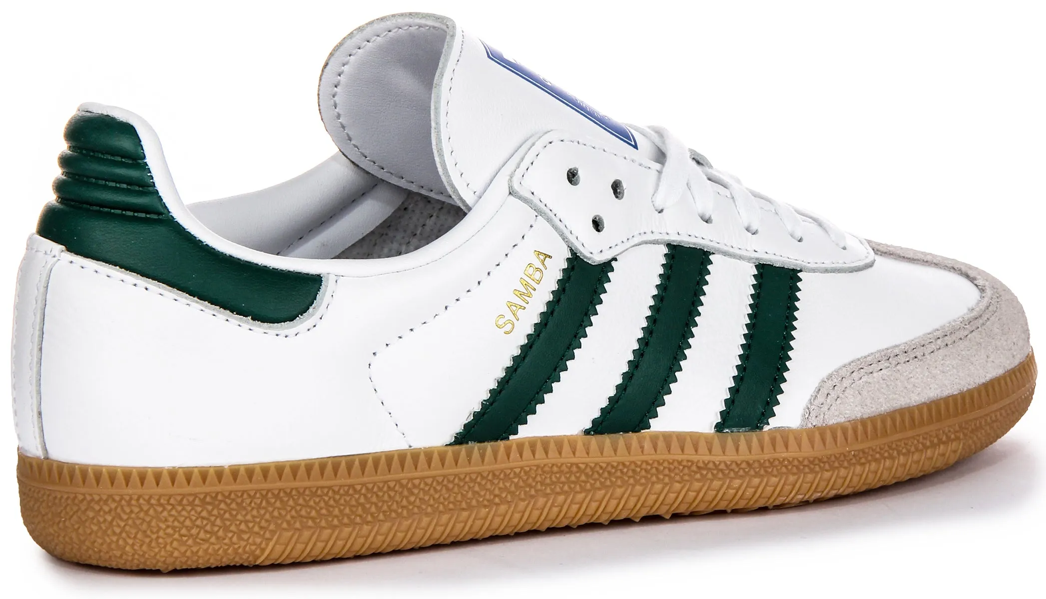 Adidas Samba OG J in Weiß Grün für Jugendliche Schuhe Adidas