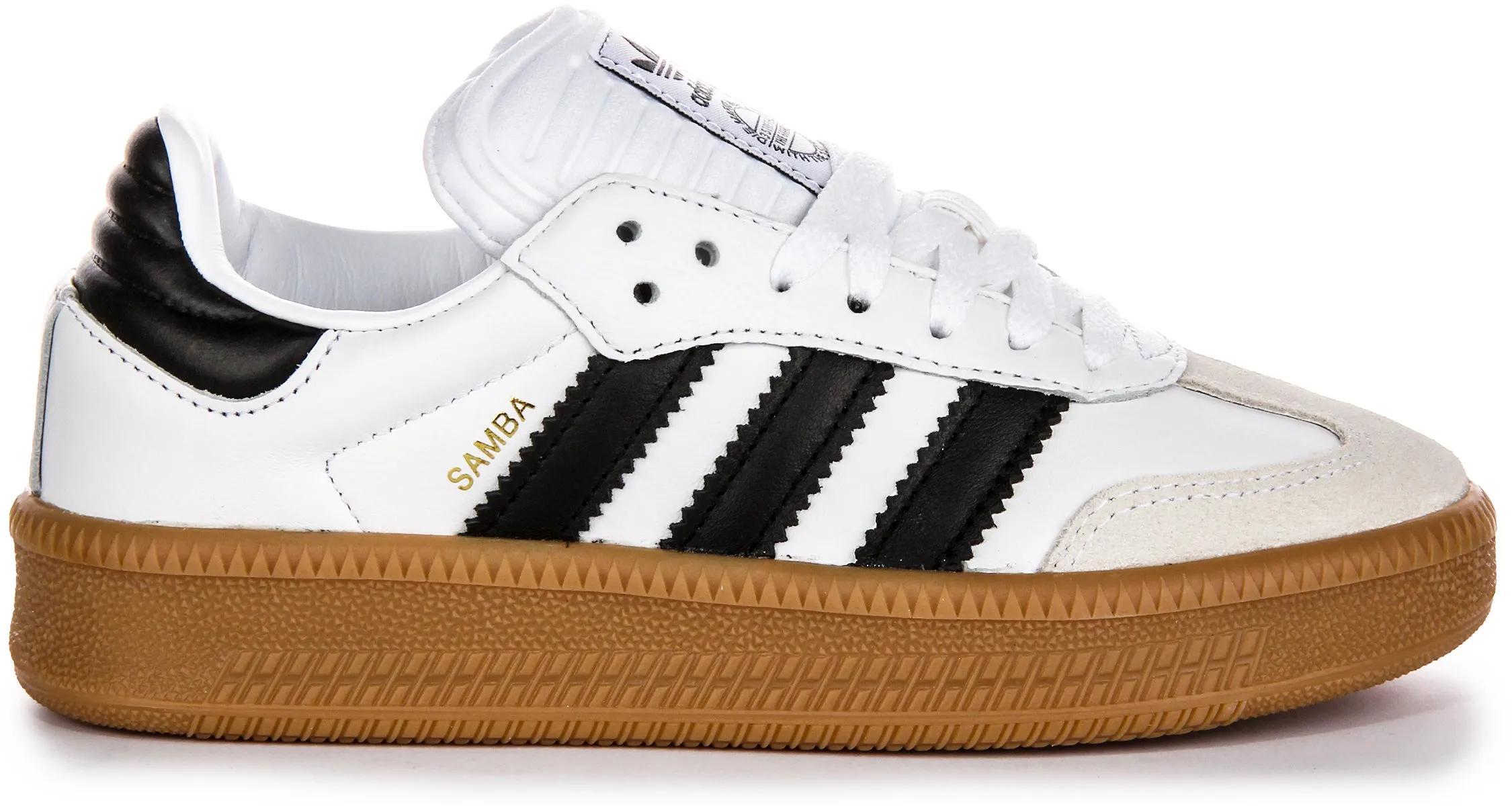 Adidas Samba XLG J in Weiß Schwarz für Jugendliche Schuhe Adidas