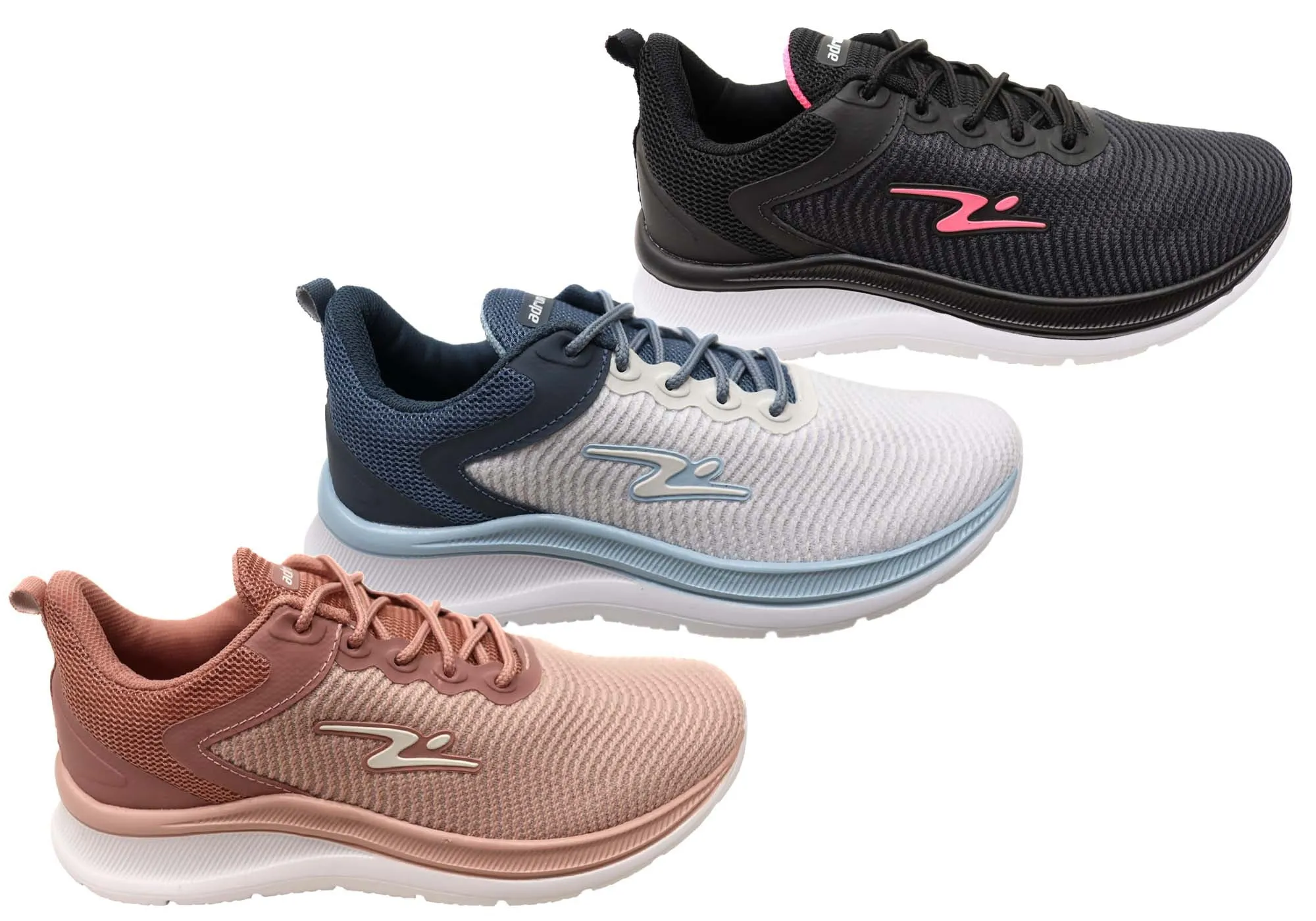 Adrun Thunder Damen Bequeme Sportschuhe Hergestellt in Brasilien Adrun Schuhe