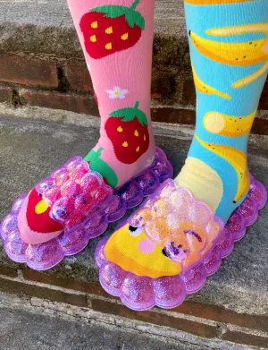 Erwachsene Hot Pink Bubble Slides