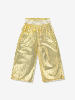 Aigner Mädchen Metallhose in Gold