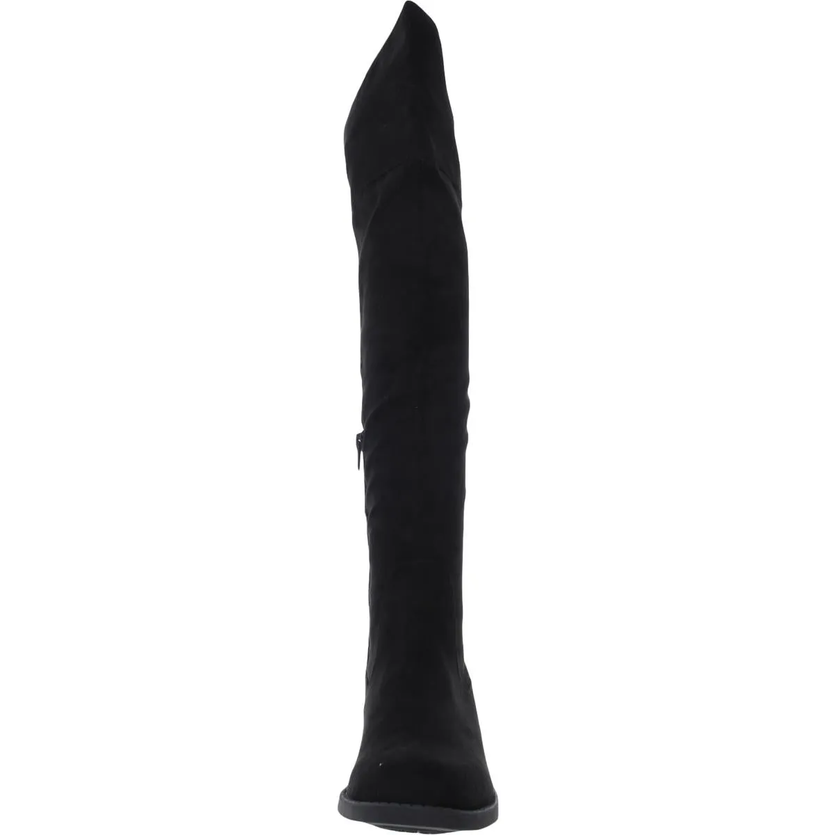 Allicce Damen Kunstleder Freizeit-Über-die-Knie-Stiefel Ecco Schuhe