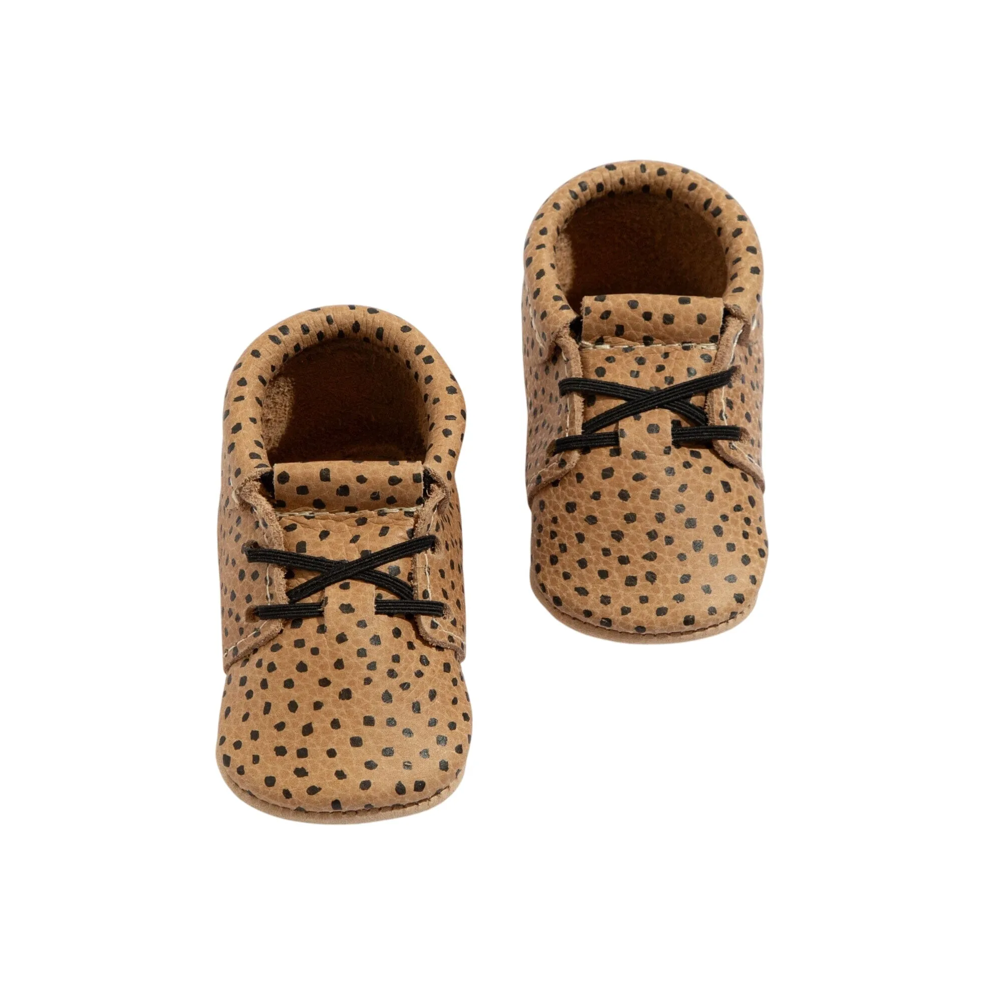Oxford Babyschuh mit Mandel-Tupfen
