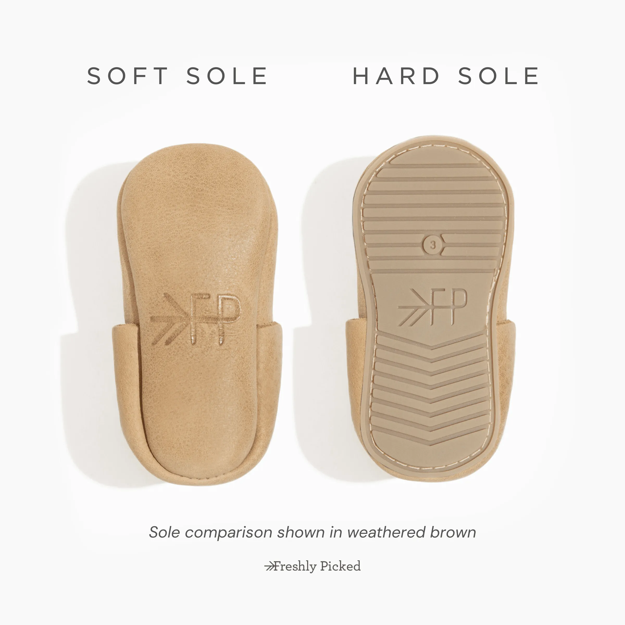 Oxford Babyschuh mit Mandel-Tupfen