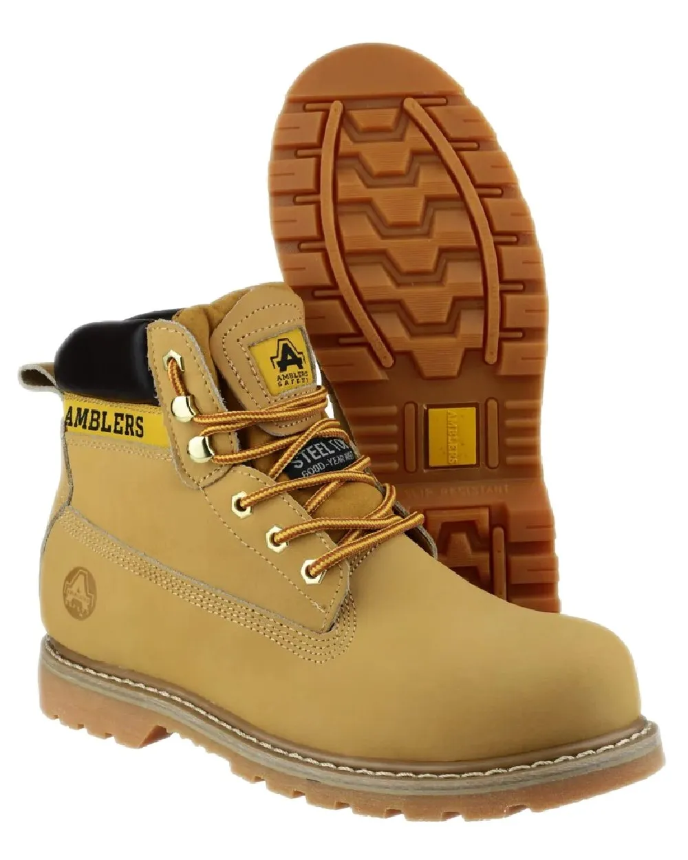 Amblers Safety Herren FS7 Goodyear durchgenähte Sicherheitsstiefel Amblers Sicherheitsschuhe