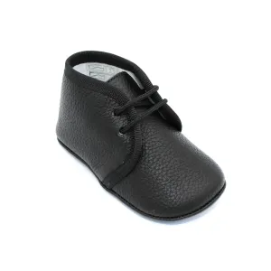 Andres- Baby-Stiefelchen aus schwarzem Leder