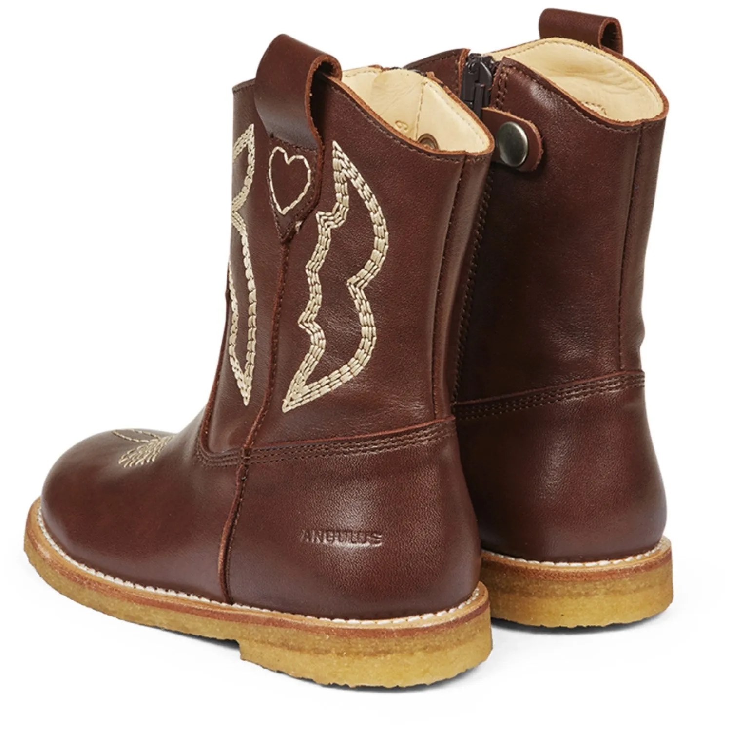 Angulus Angulus Braune Cowboy-Stiefel