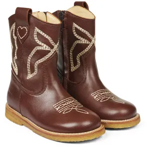Angulus Angulus Braune Cowboy-Stiefel
