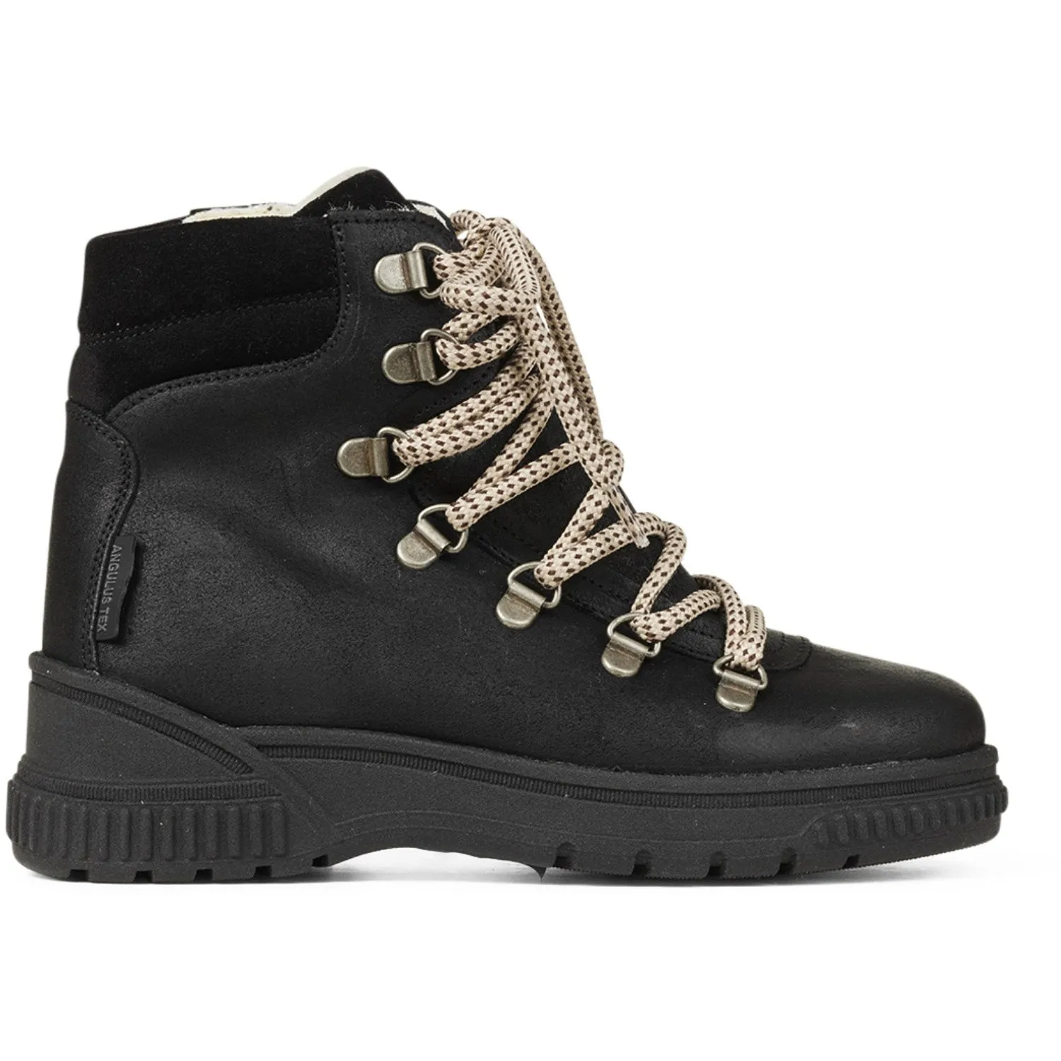 Angulus Black Tex Schnürstiefel mit Wollfutter