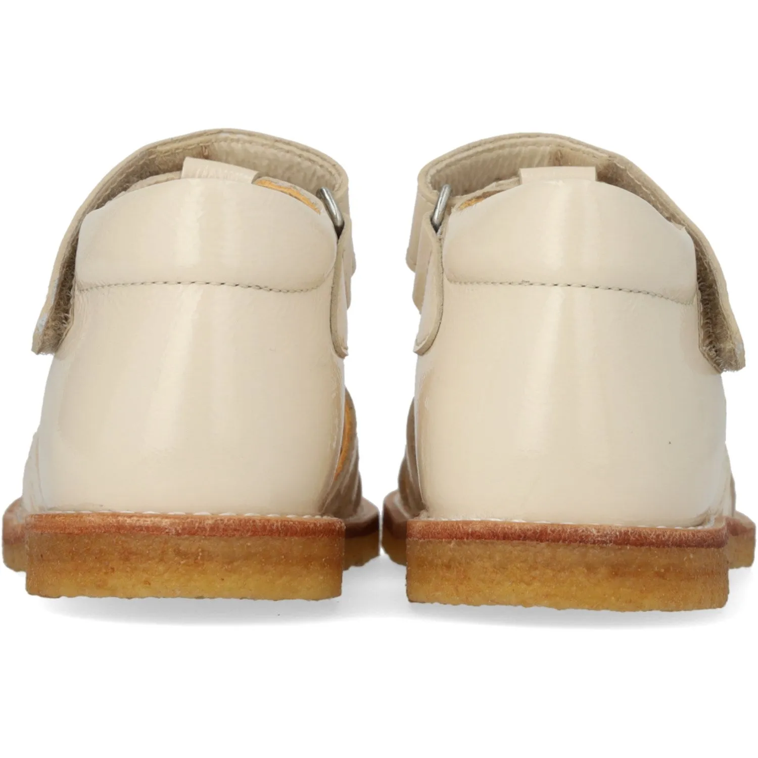 Angulus Buttermilk Anfänger-Herzsandalette mit Klettverschluss