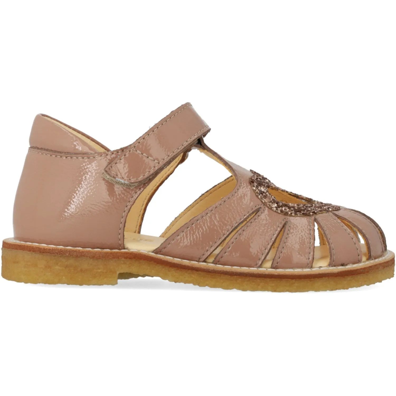Angulus Clay/Clay Glitzer Herz-Sandale Mit Glitzer-Herz