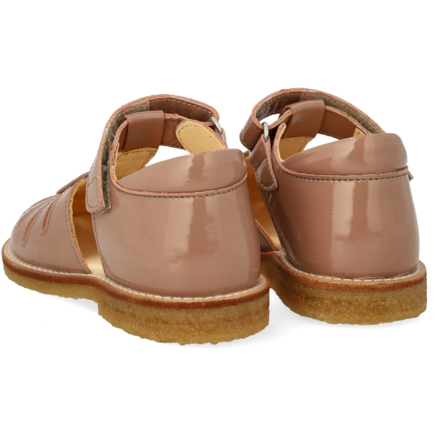 Angulus Clay/Clay Glitzer-Sandalette mit Tropfen-Detail in funkelndem Glitzer