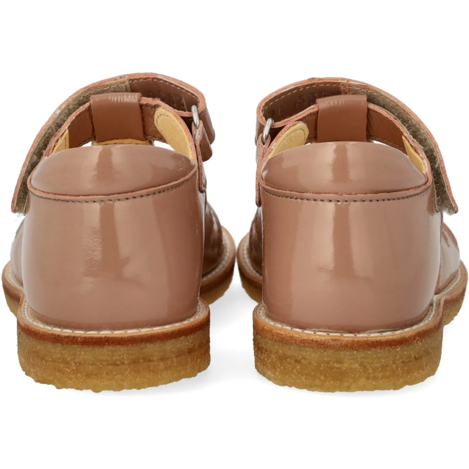 Angulus Clay/Clay Glitzer-Sandalette mit Tropfen-Detail in funkelndem Glitzer
