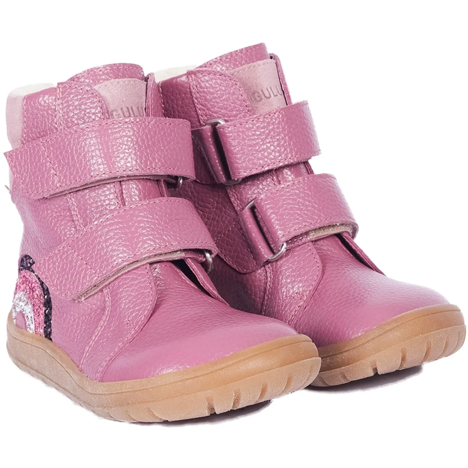 Angulus Heather/Mauve/Glitter Tex Boot mit funkelndem Glitzerregenbogen