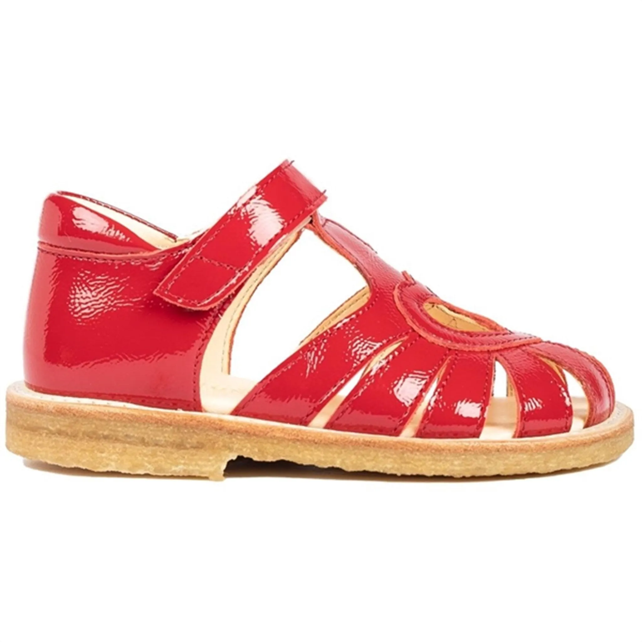 Angulus Hjerte Sandalen Dunkelrot