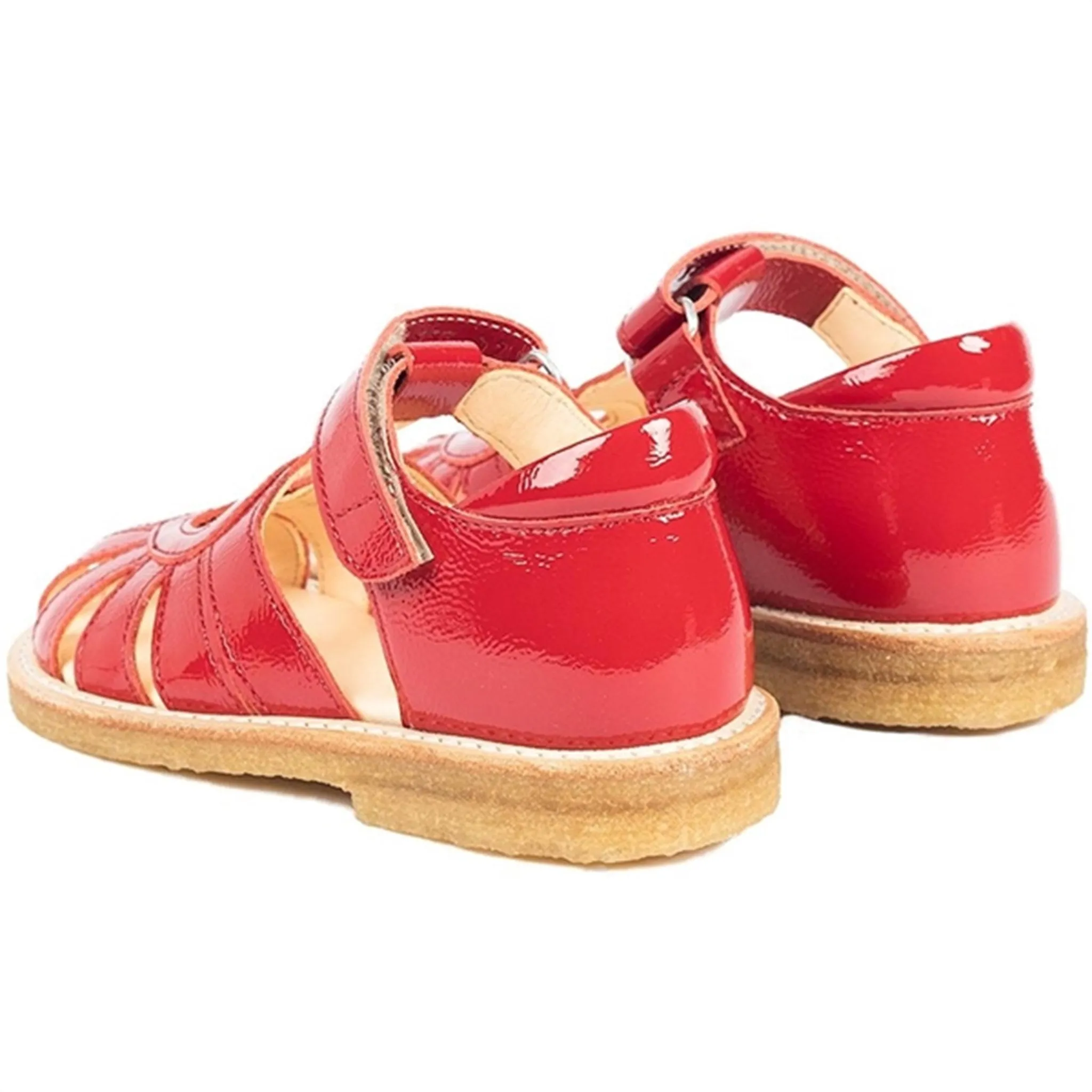 Angulus Hjerte Sandalen Dunkelrot