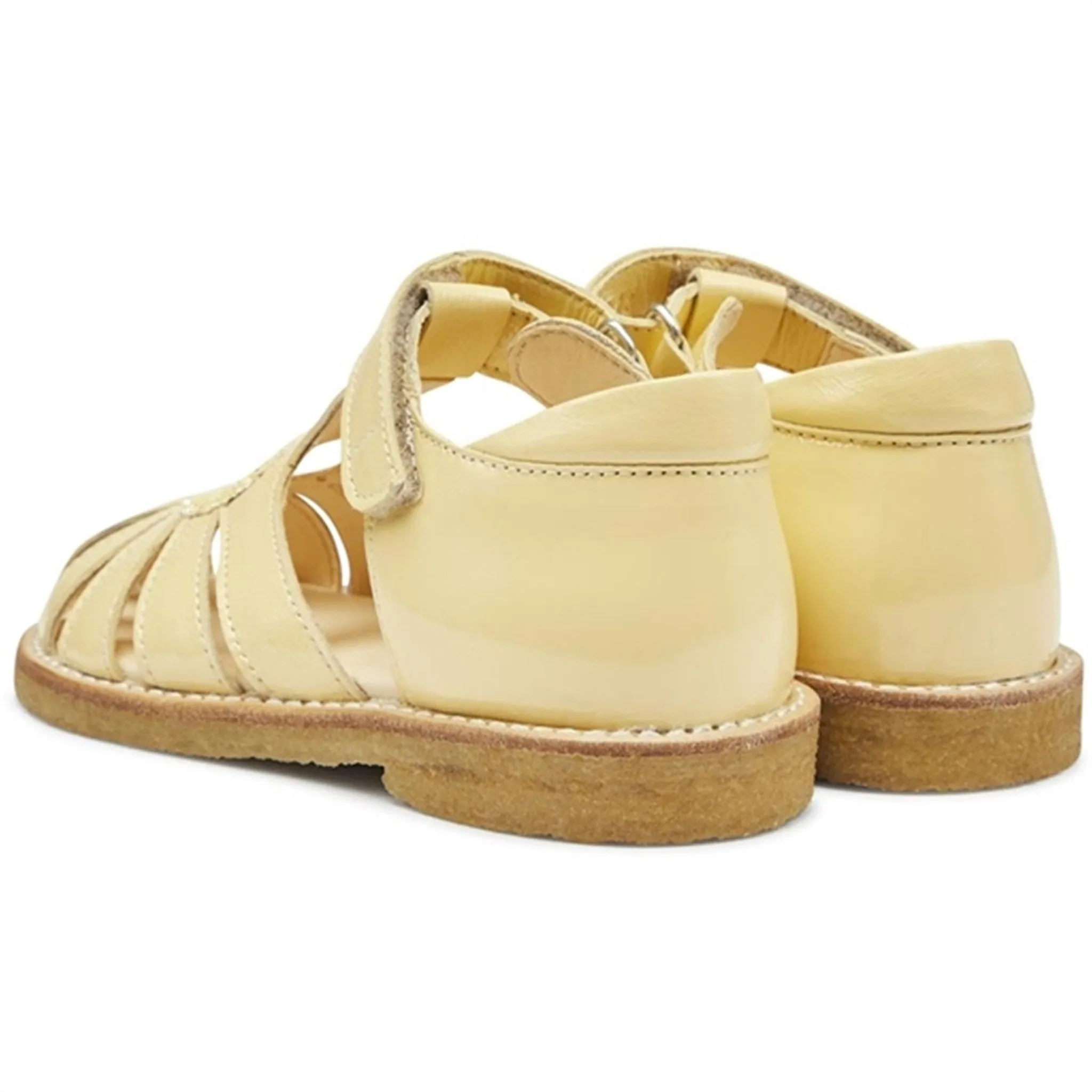 Angulus Hjerte Sandalen Sanftes Gelb/Ananas Glitzer