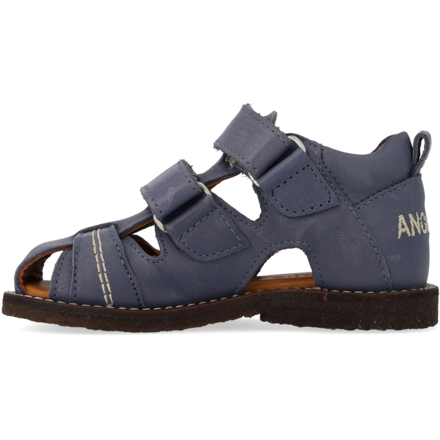 Angulus Indigo Sandalen Mit Sternstickerei