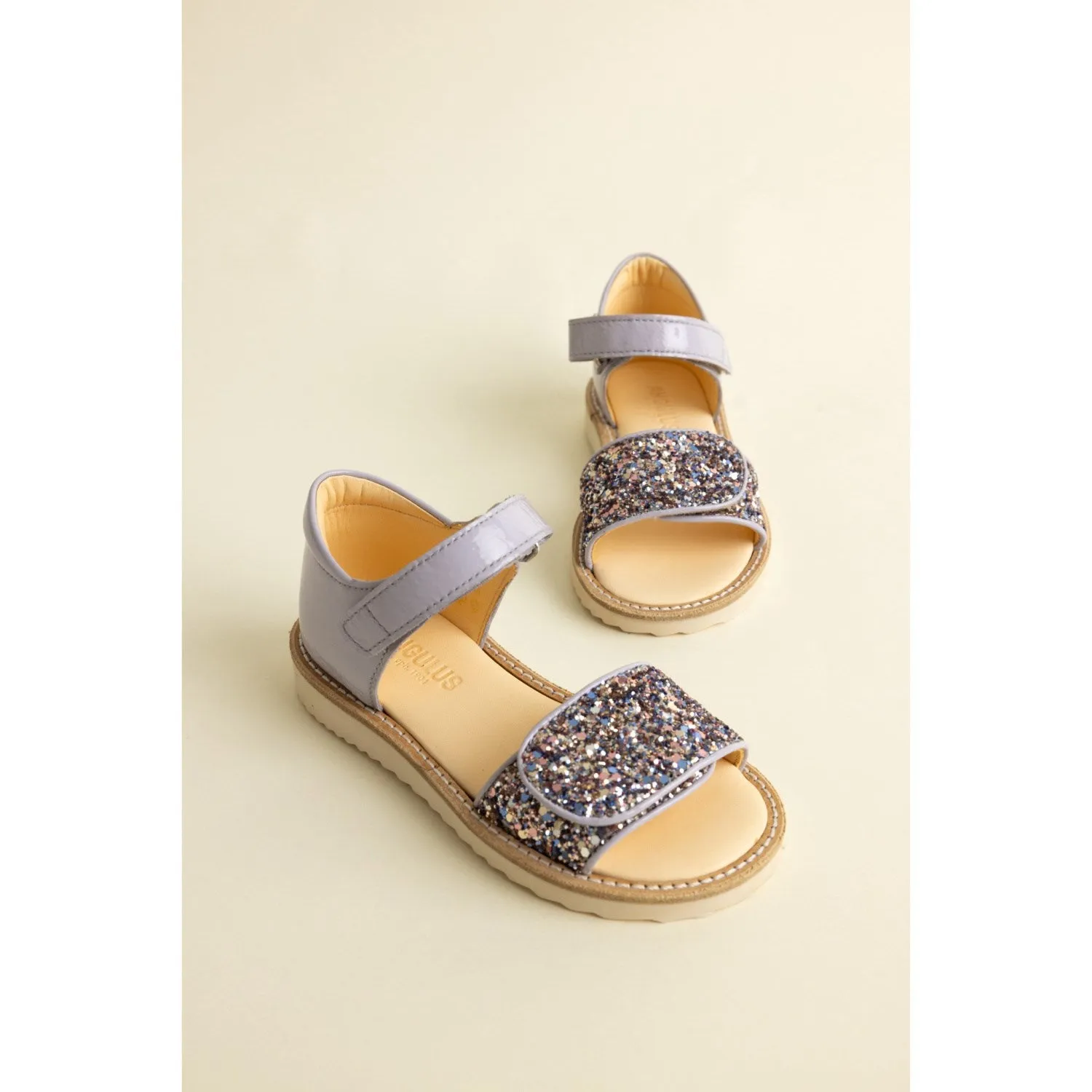 Angulus Lilac/Pastel Multi Glitzer Laksandal Mit Funkelnder Glitzerdetail