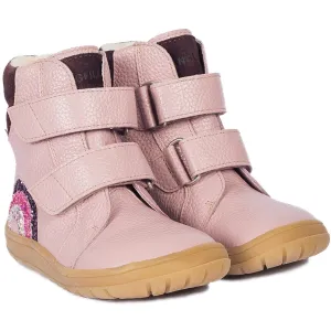 Angulus Mauve/Staubige Aubergine Tex-Stiefel Mit Funkelndem Glitzerregenbogen