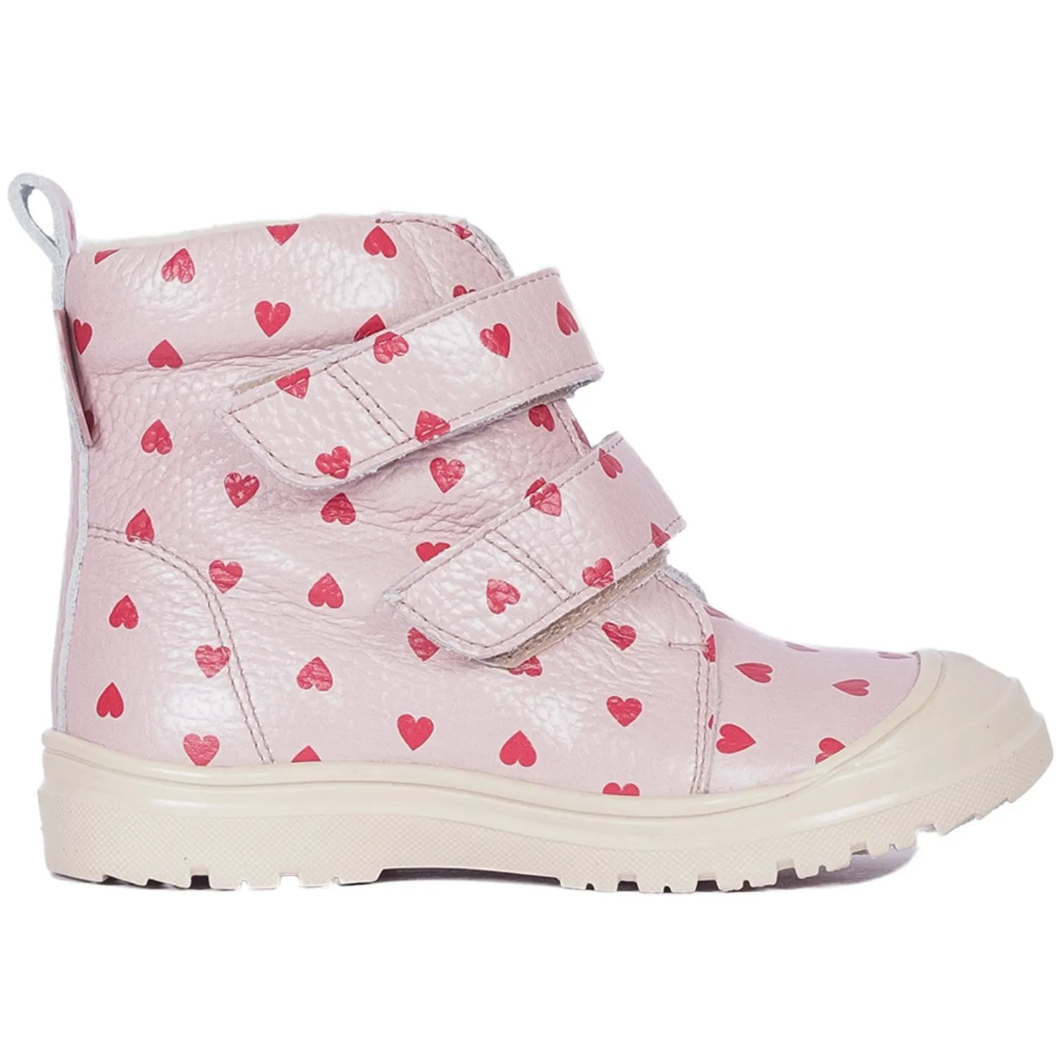 Angulus Rose Hearts Tex-Stiefel Mit Herzprint Und Wollfutter