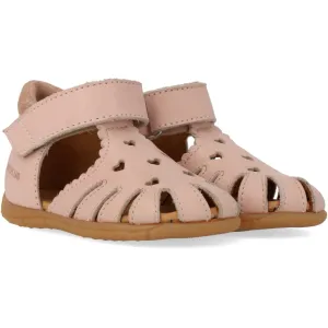 Angulus Rosebud/Rosebud Barnets Erster Sandalen mit ausgestanztem Herz-Muster