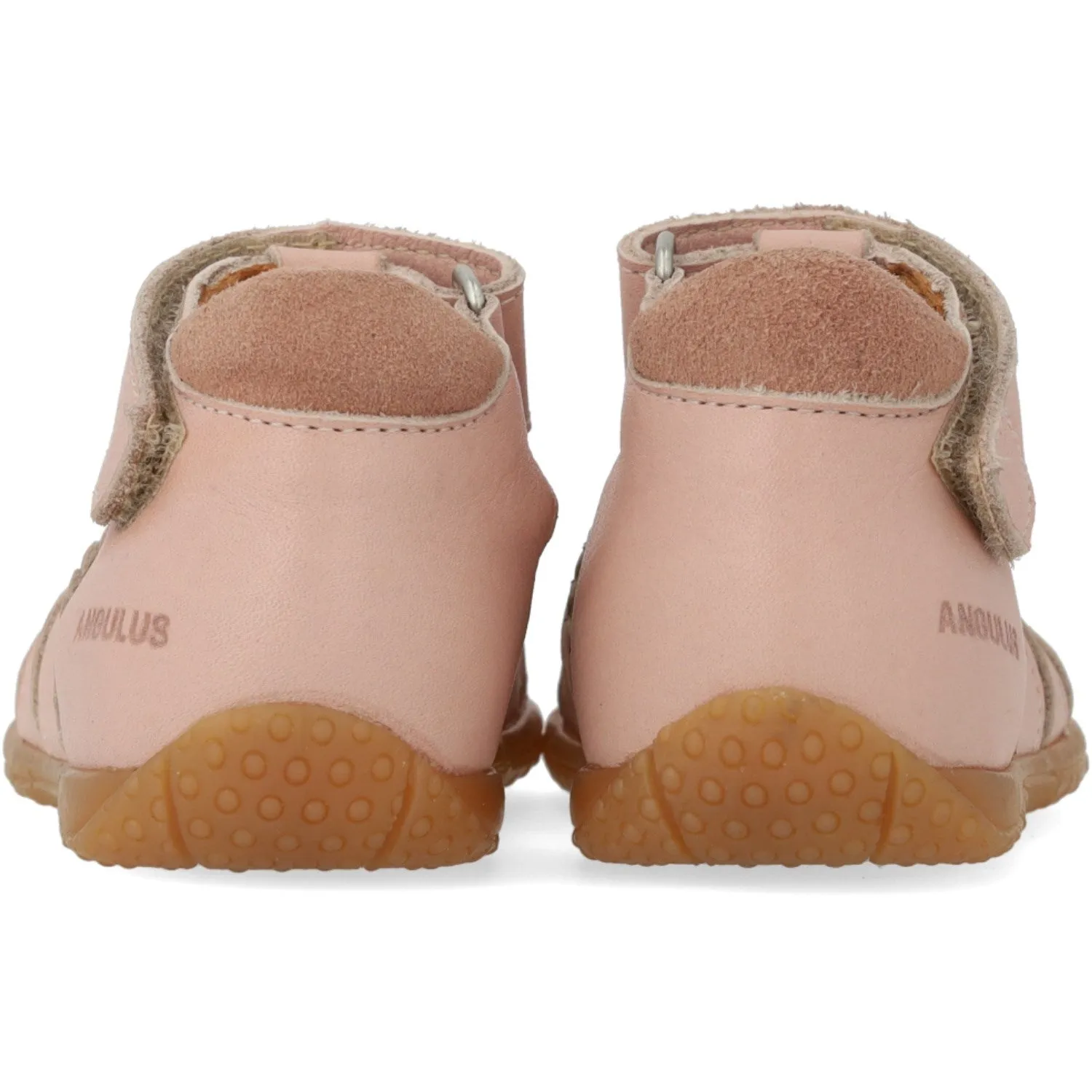 Angulus Rosebud/Rosebud Barnets Erster Sandalen mit ausgestanztem Herz-Muster