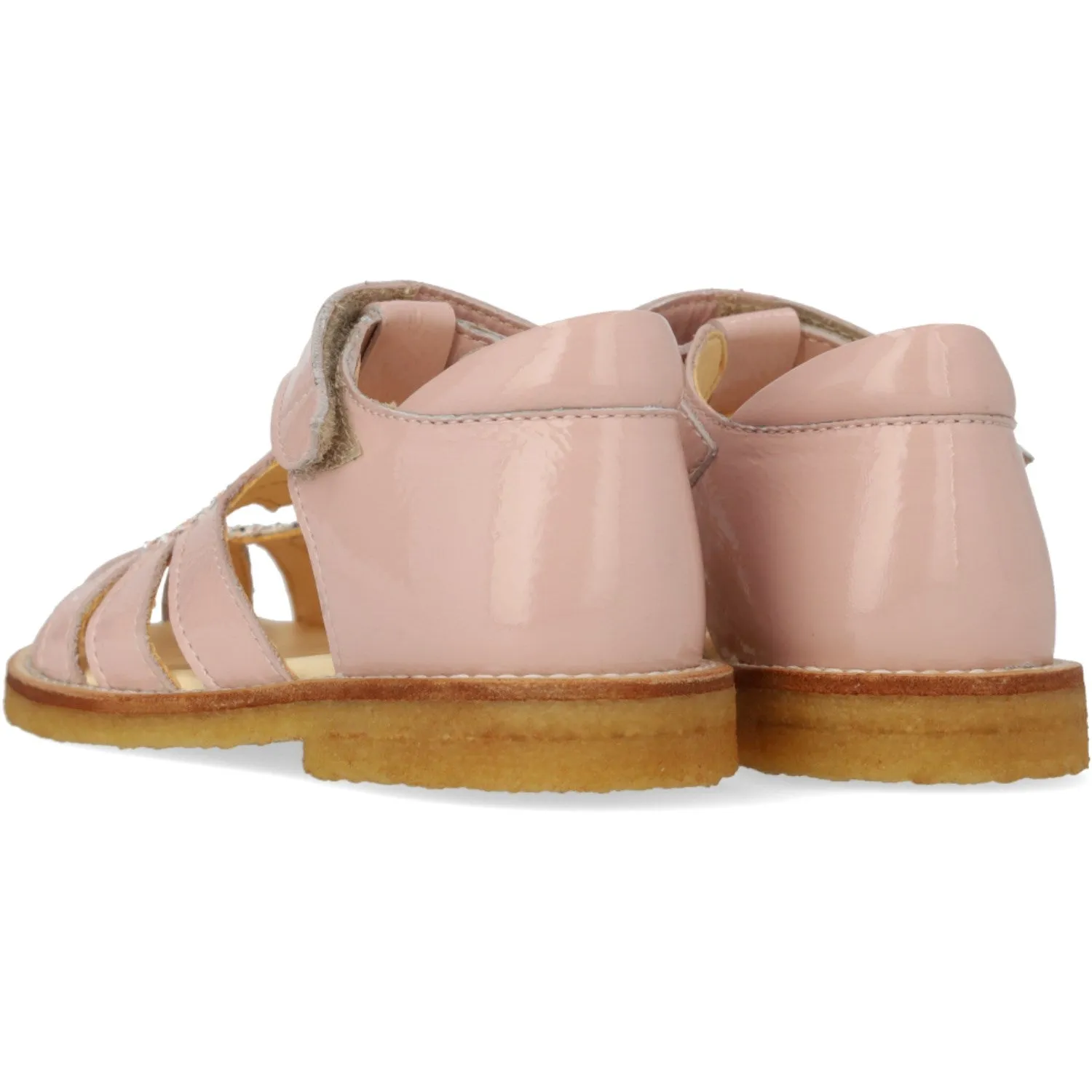 Angulus Rosebud/Rosebud Glitzer Herz-Sandalette mit Glitzerherz