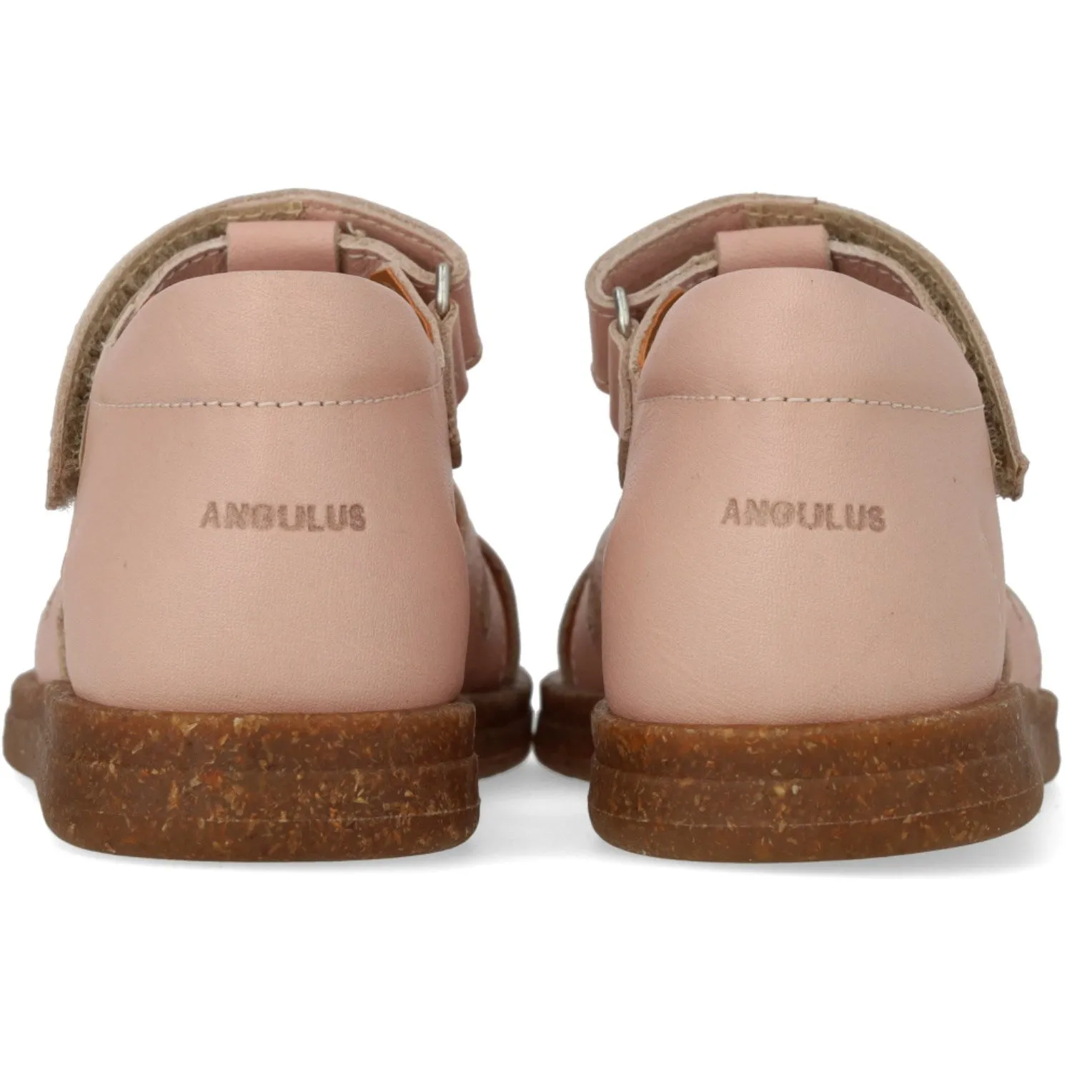 Angulus Rosebud/Rosebud Glitzer Leder Herz Sandale mit funkelndem Glitzerherz