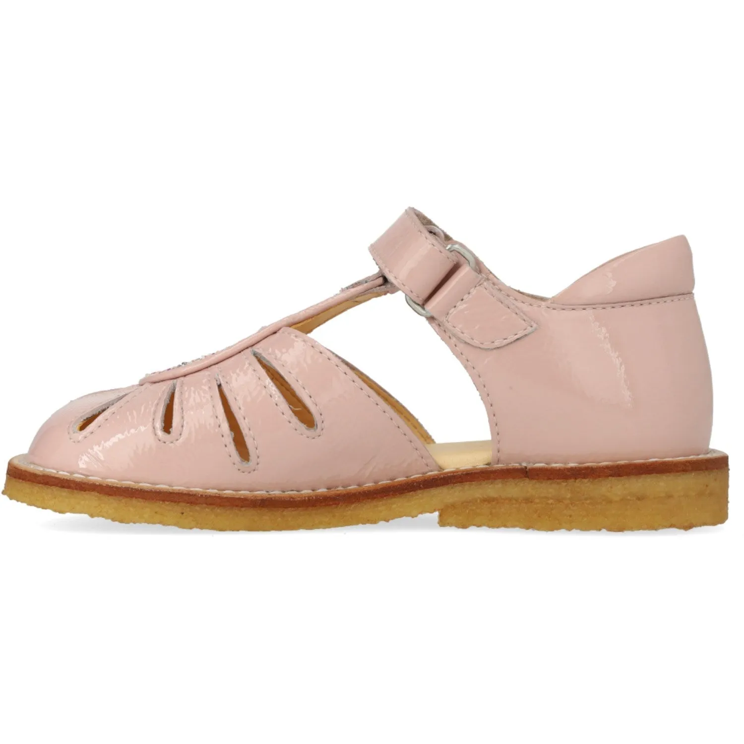 Angulus Rosebud/Rosebud Glitzer-Sandalette mit Tropfen-Detail in funkelndem Glitzer