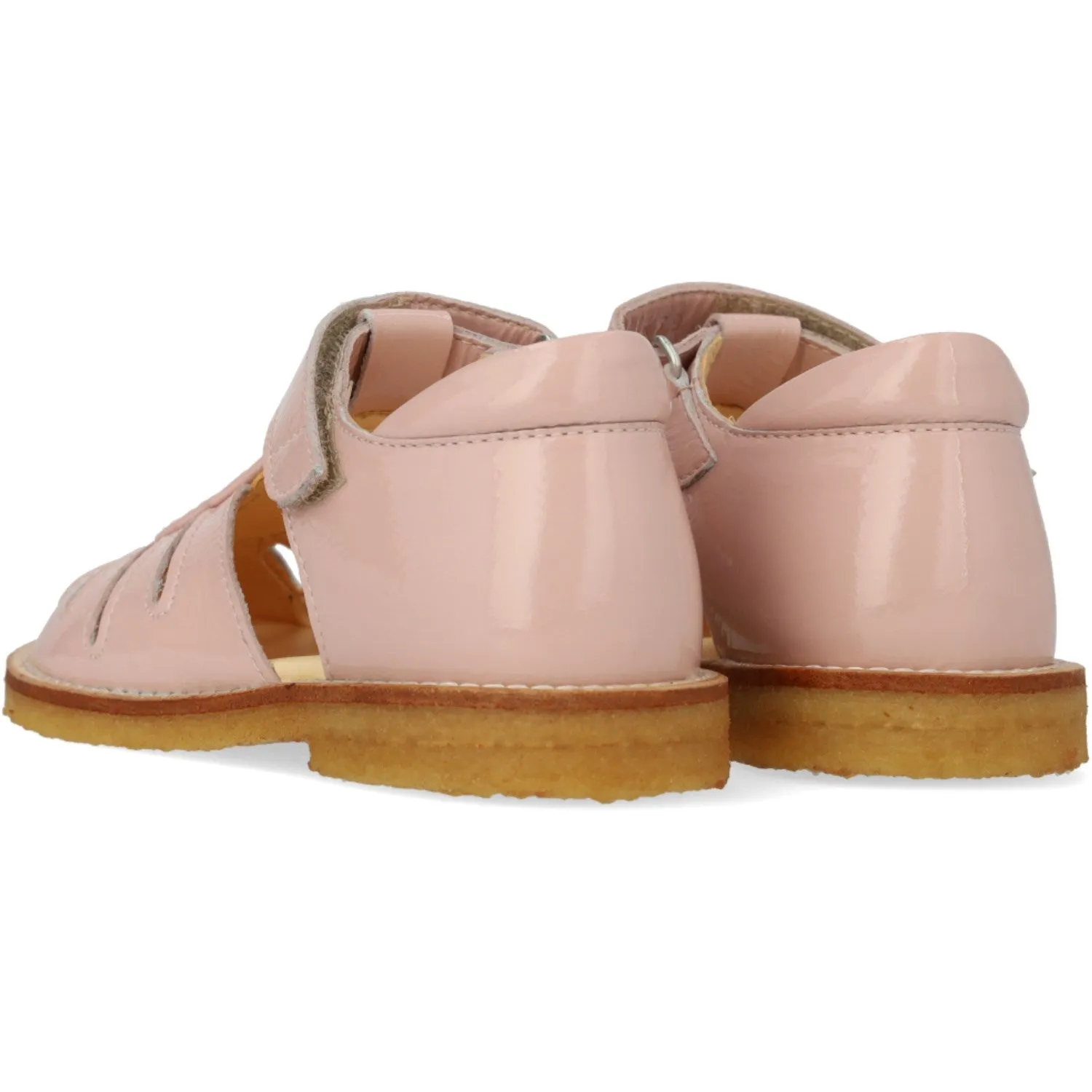 Angulus Rosebud/Rosebud Glitzer-Sandalette mit Tropfen-Detail in funkelndem Glitzer