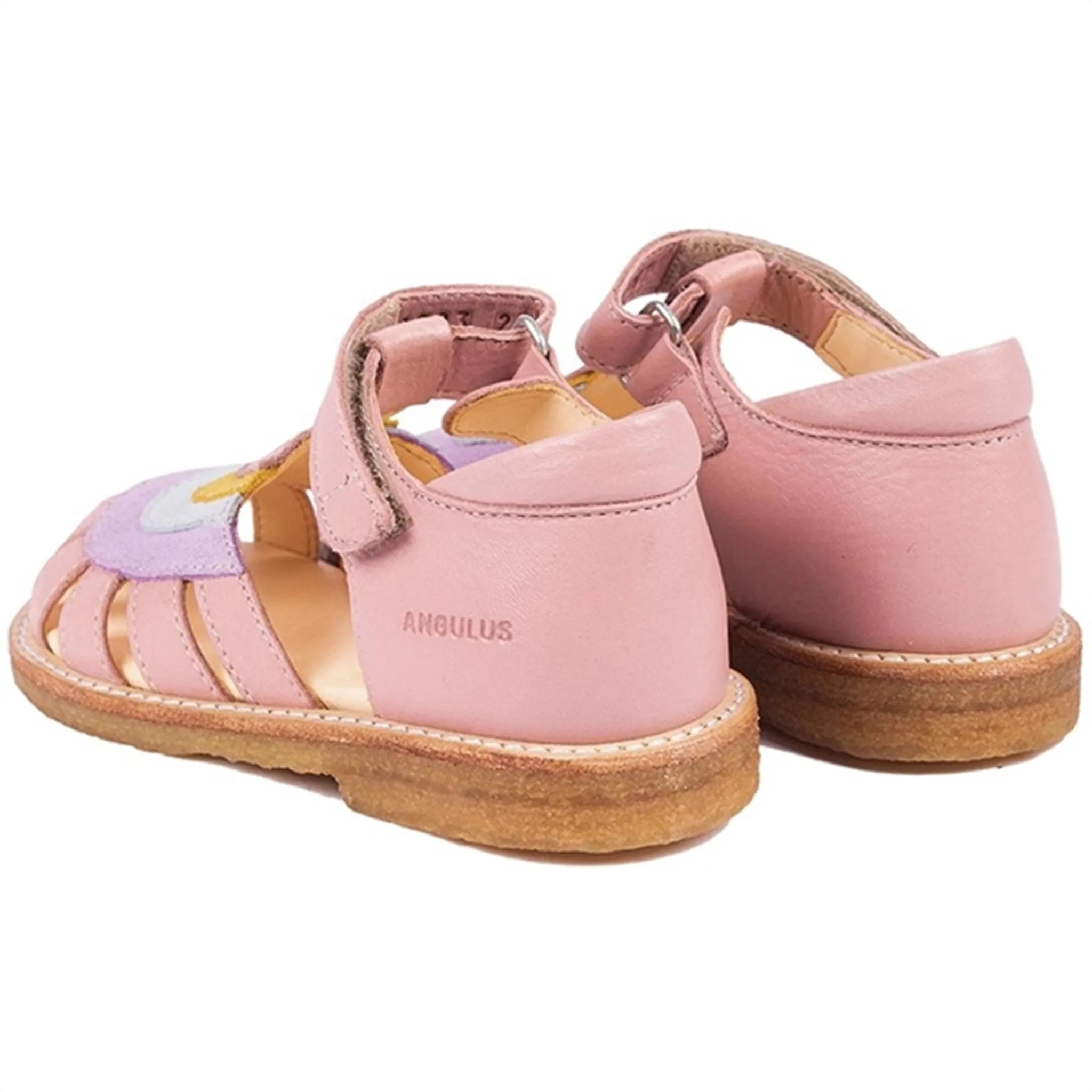 Angulus Sandalen Rosa/Lila/Eisblau/Ananas