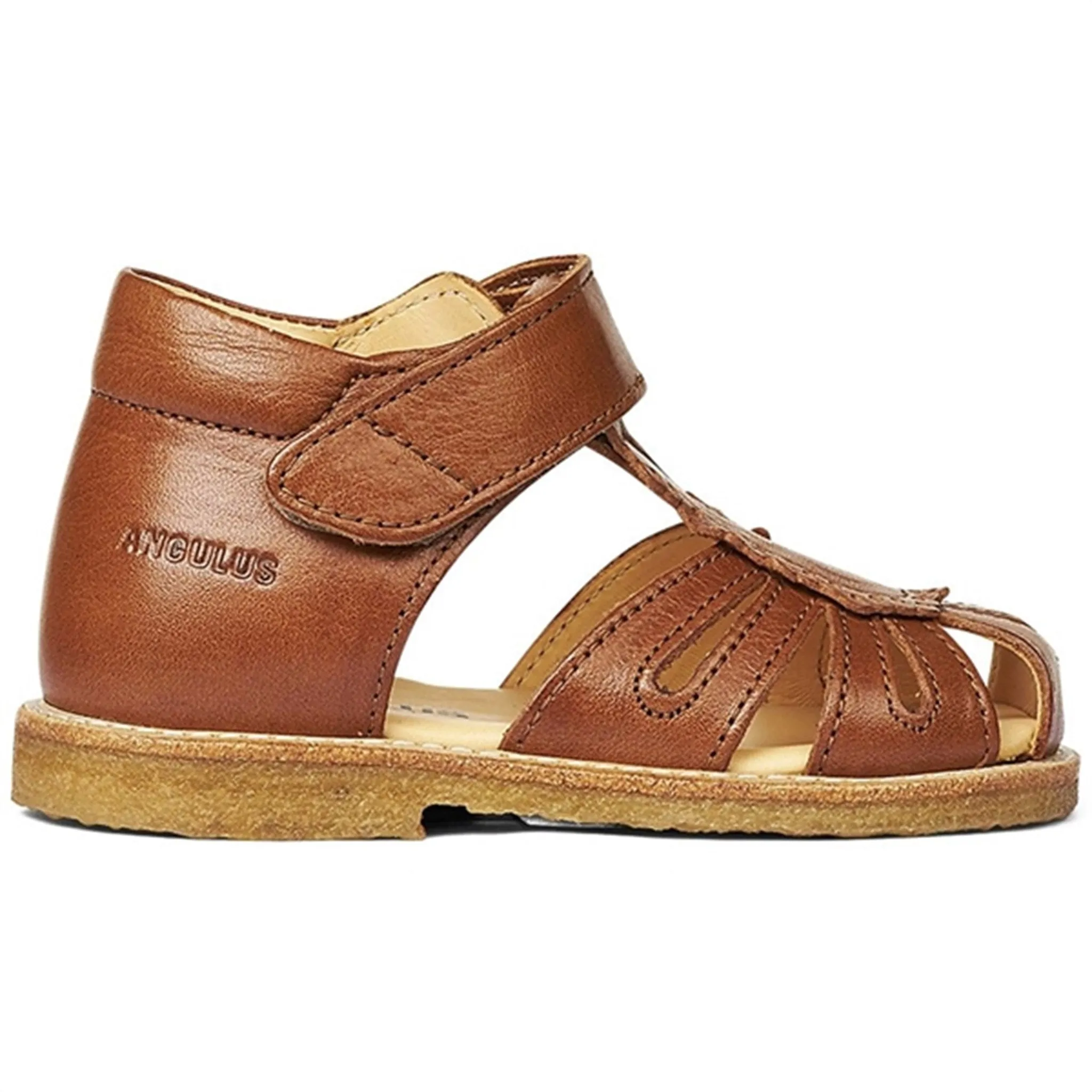 Angulus Starter Sandalette W. mit Klettverschluss Cognac