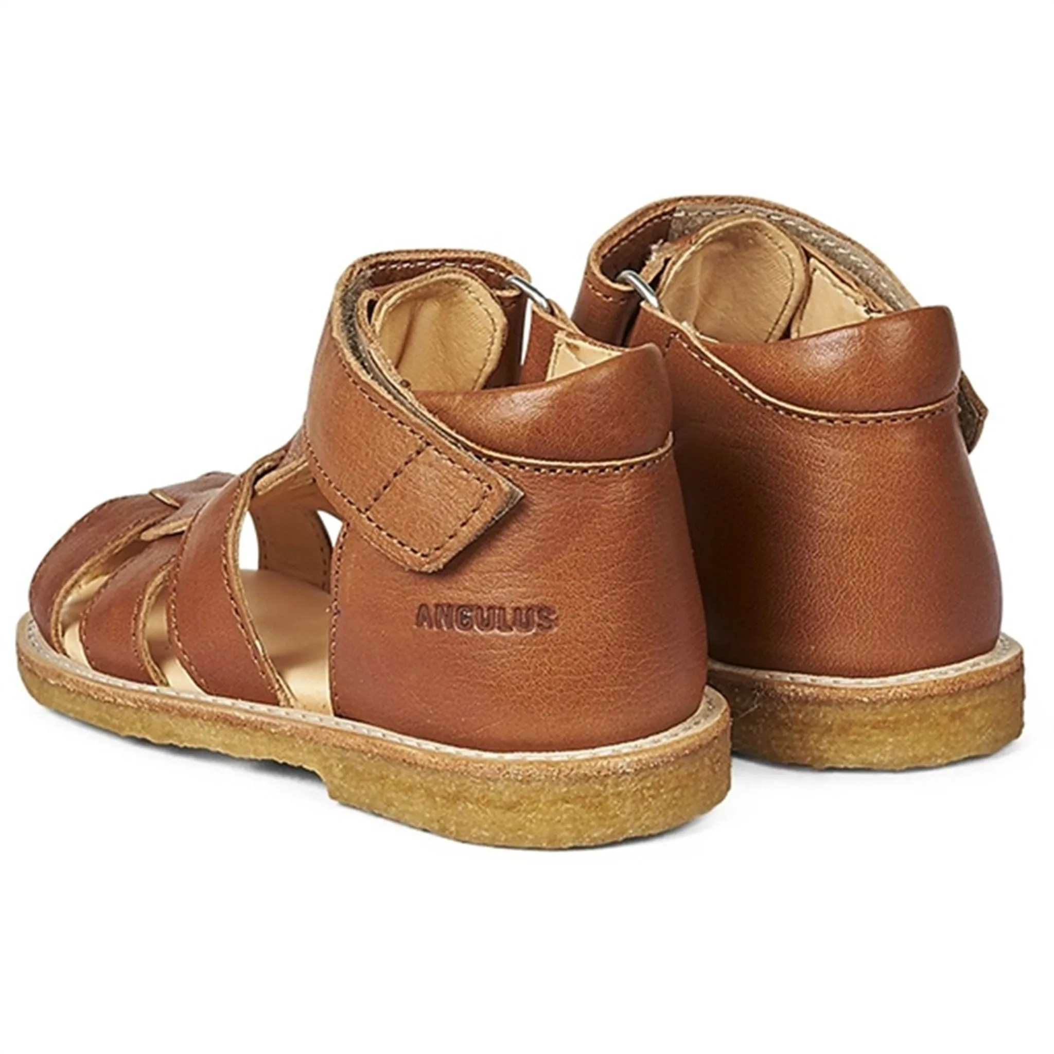 Angulus Starter Sandalette W. mit Klettverschluss Cognac