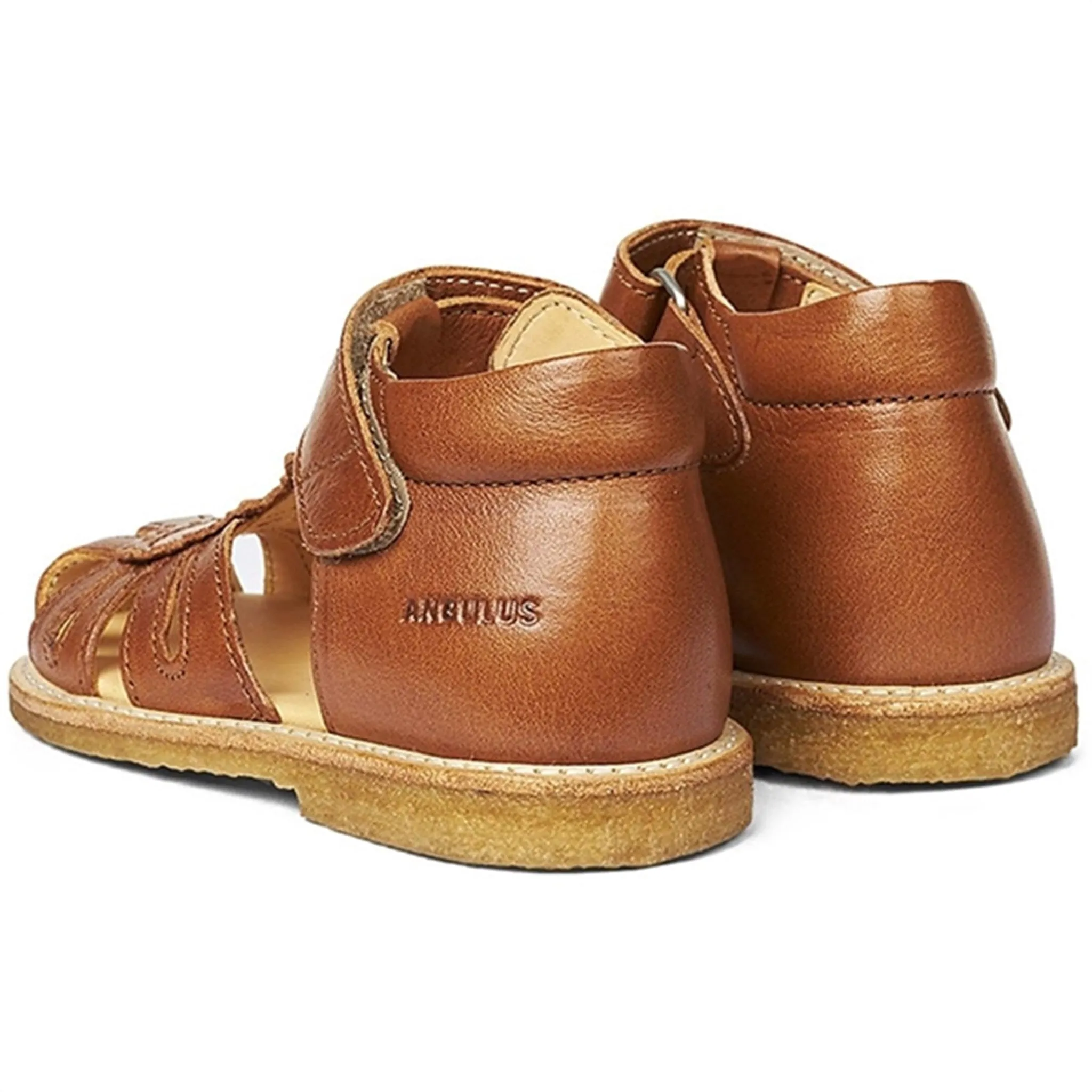 Angulus Starter Sandalette W. mit Klettverschluss Cognac