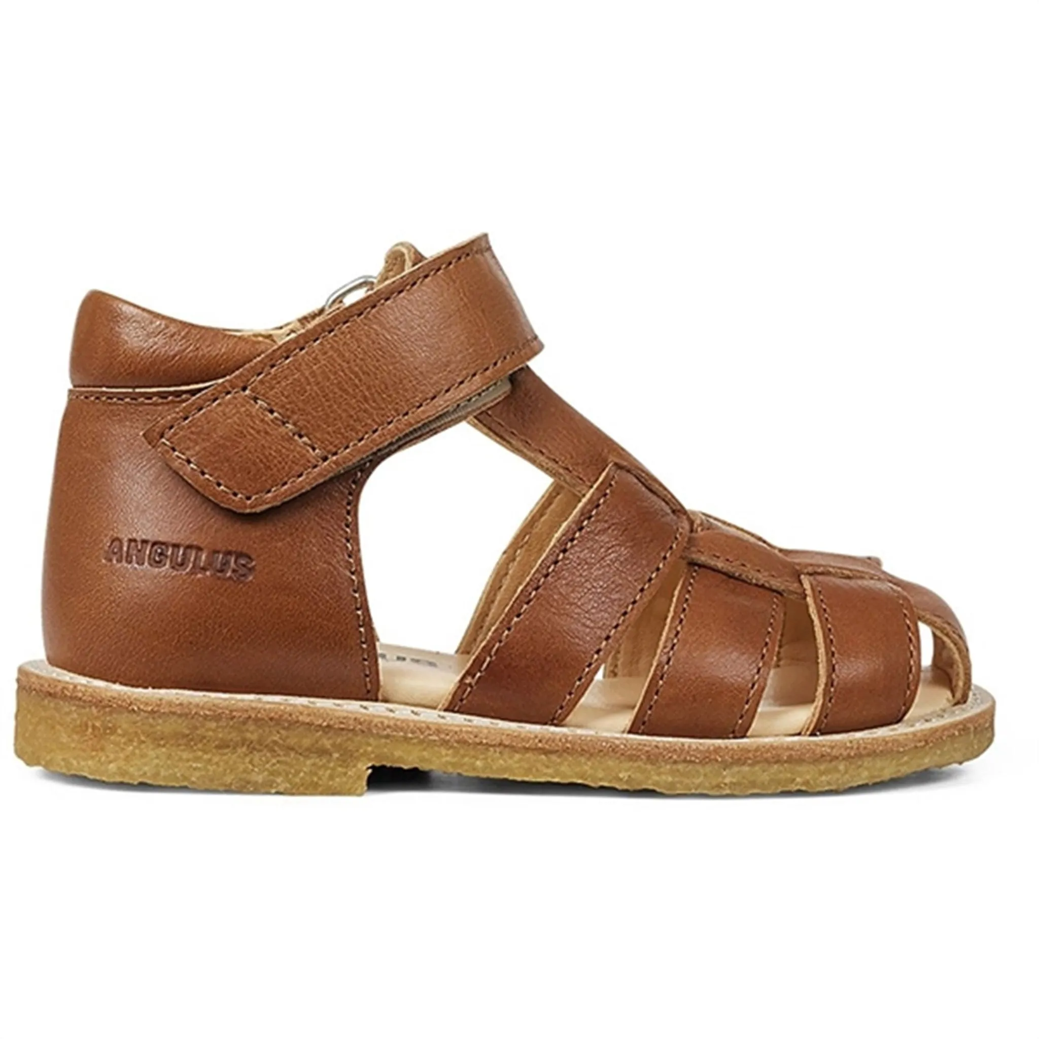 Angulus Starter Sandalette W. mit Klettverschluss Cognac