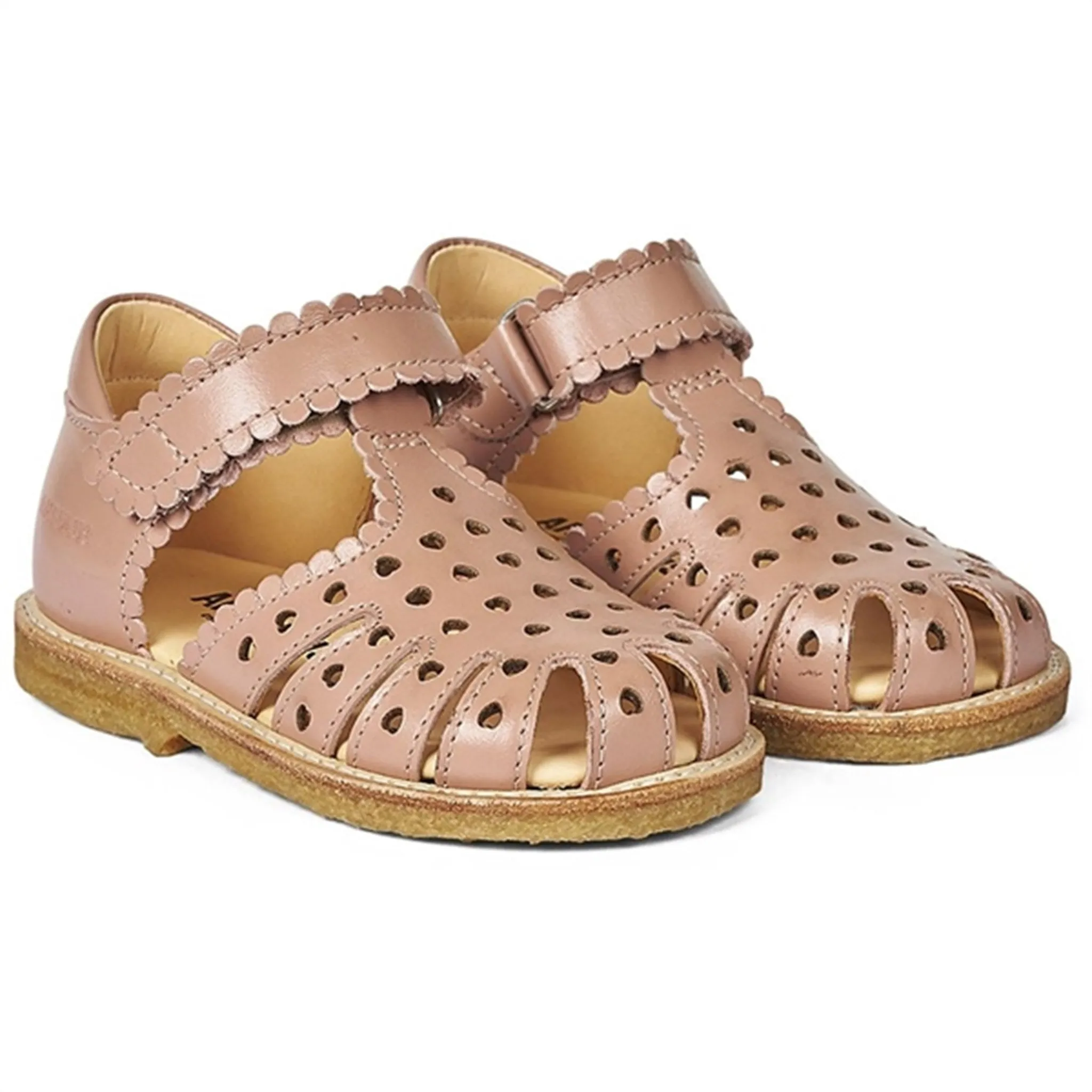 Angulus Starter Sandalette W. mit Klettverschluss Dunkelpfirsich