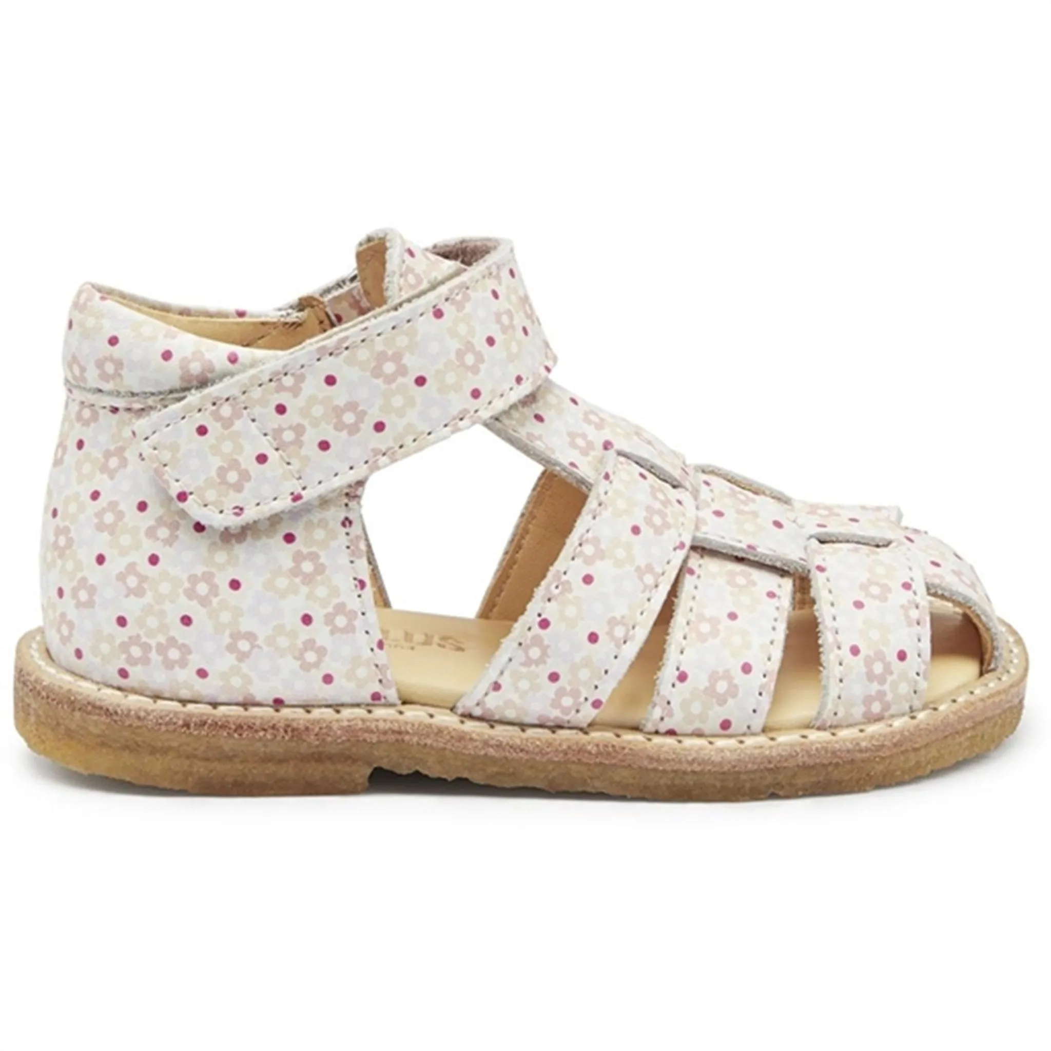 Angulus Starter Sandalen mit Rosenblumen-Druck