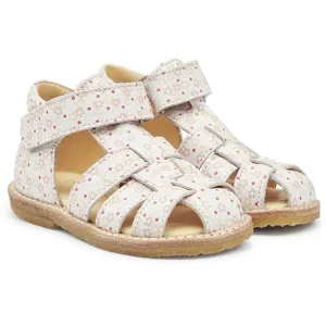 Angulus Starter Sandalen mit Rosenblumen-Druck
