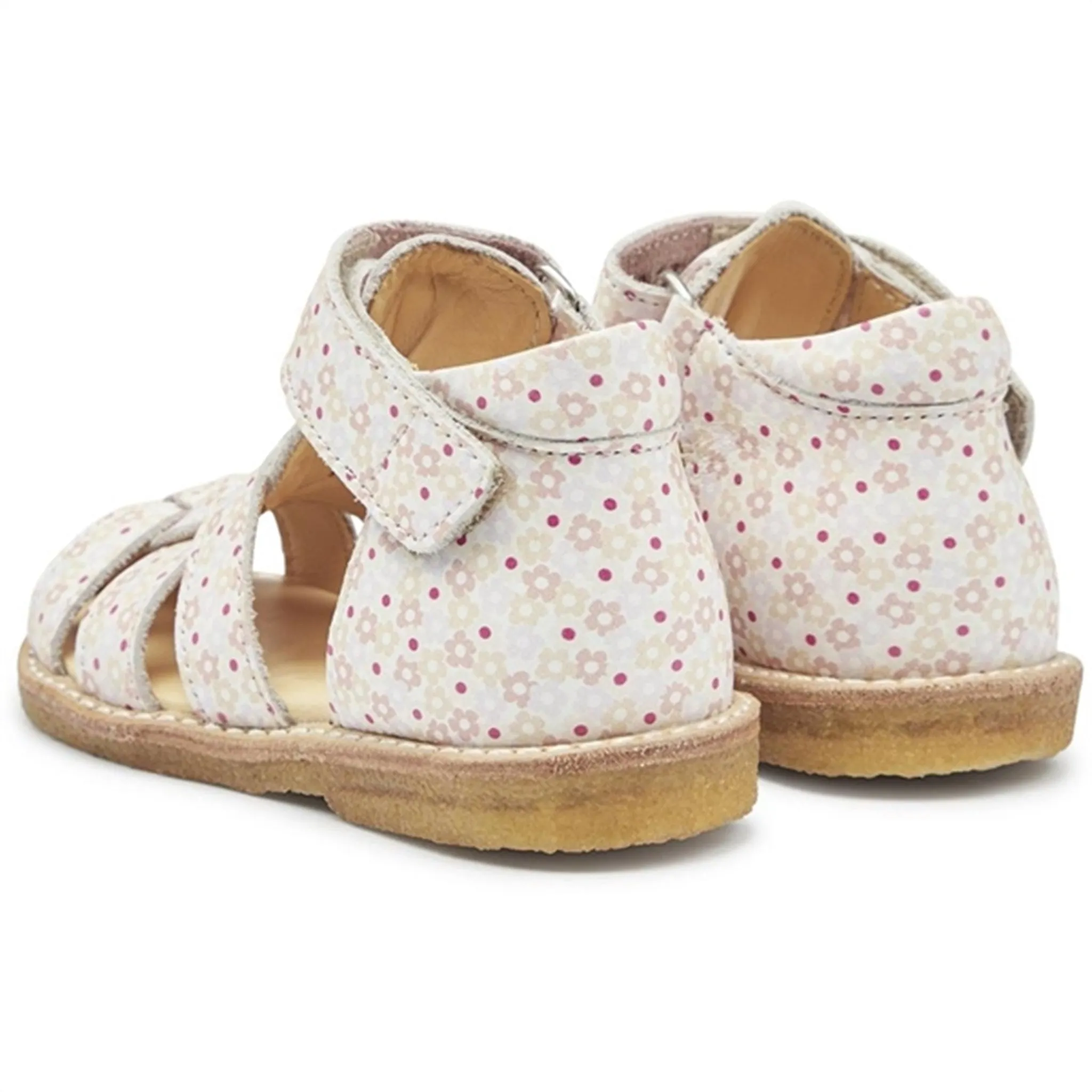 Angulus Starter Sandalen mit Rosenblumen-Druck