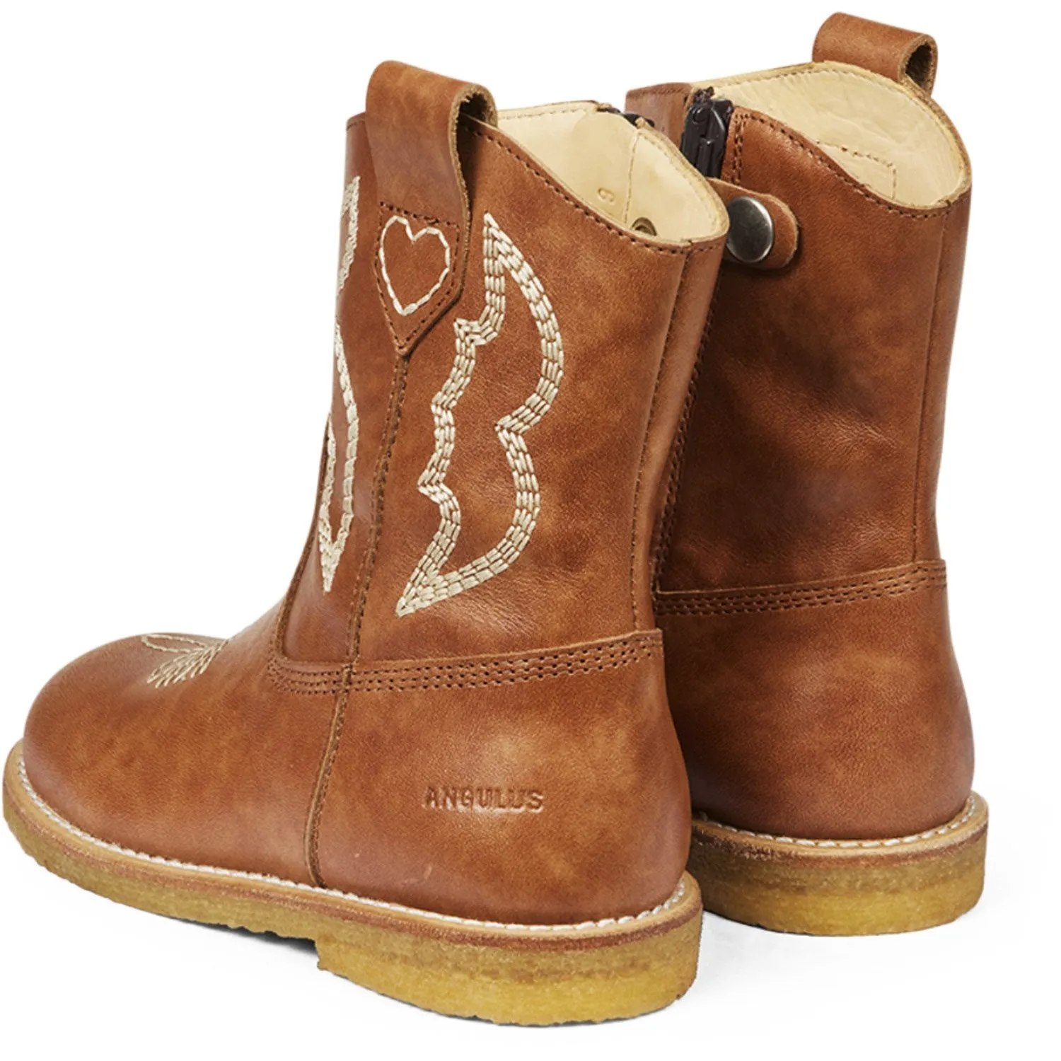 Angulus Tan Cowboy-Stiefel