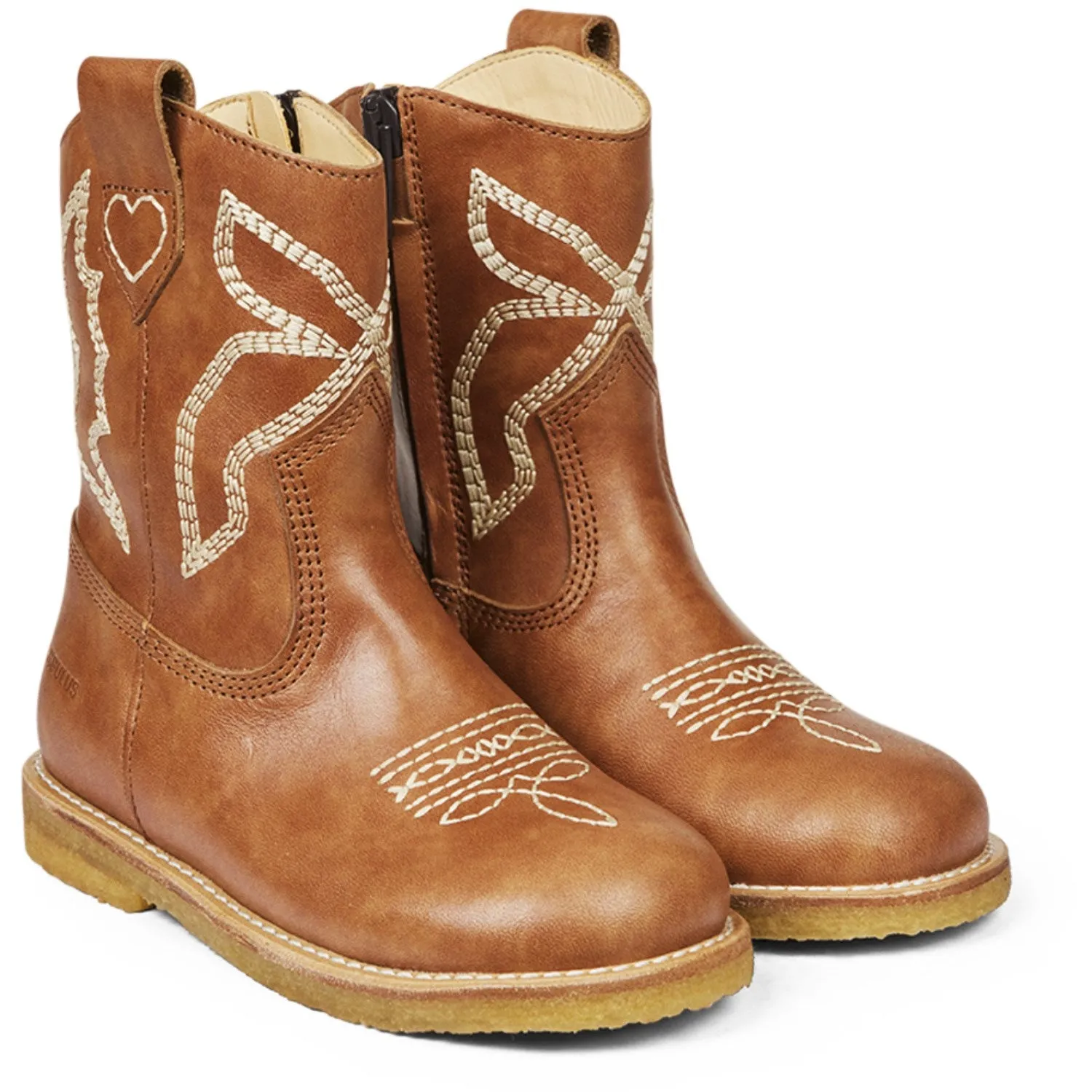 Angulus Tan Cowboy-Stiefel