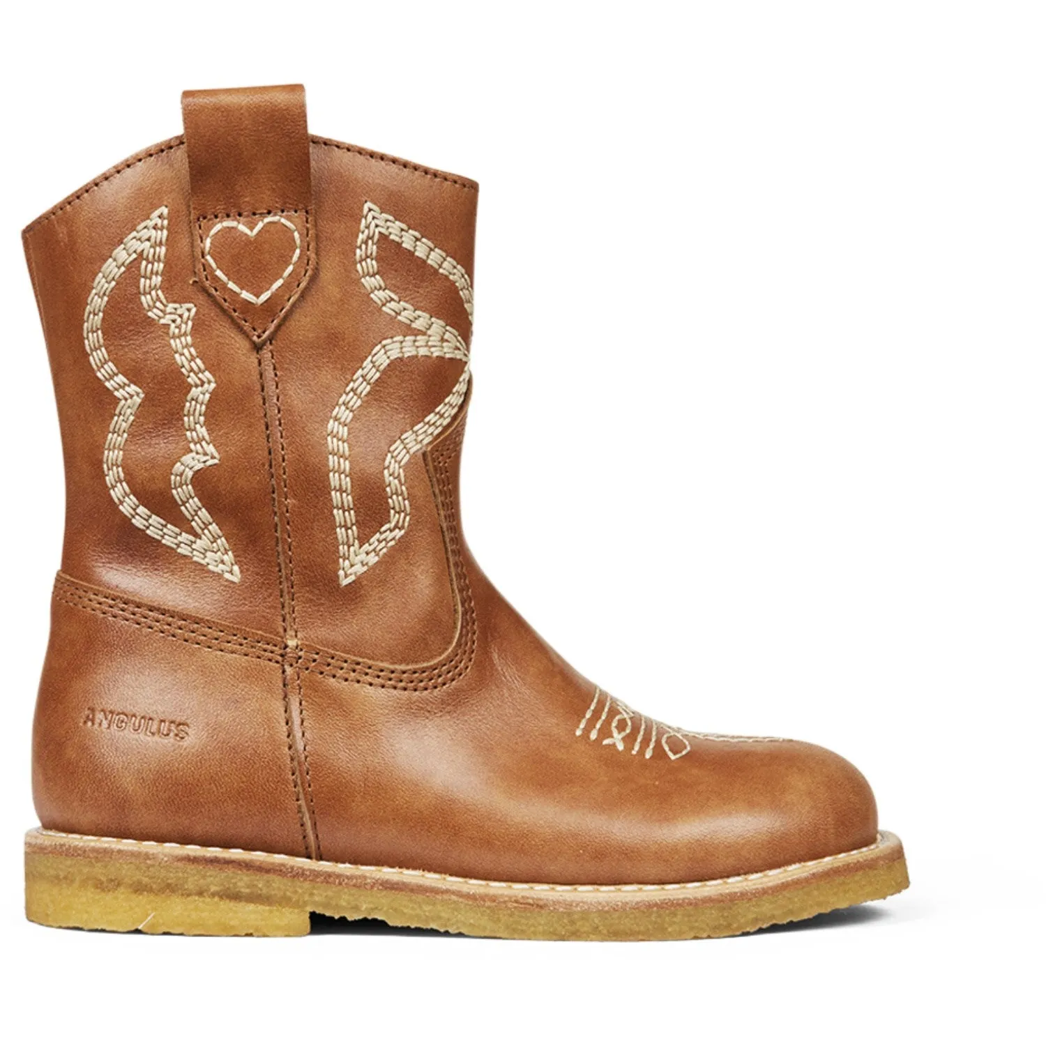 Angulus Tan Cowboy-Stiefel