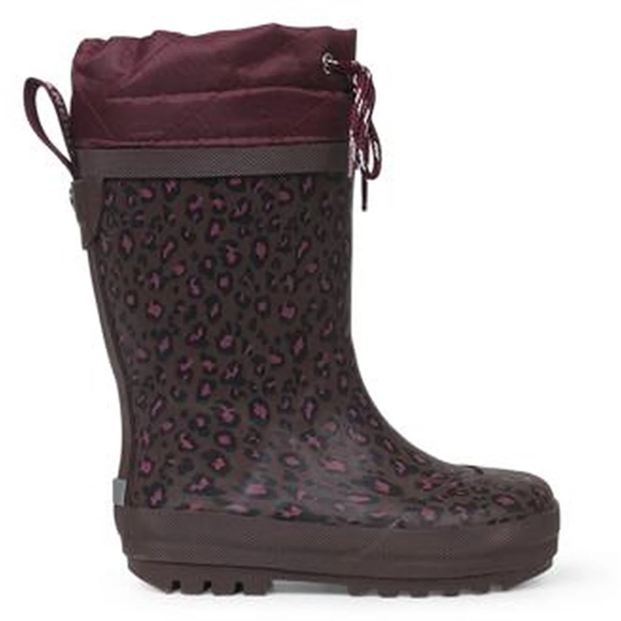 Angulus Thermo Regenstiefel Pflaume Löwen-Print