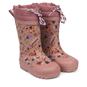 Angulus Thermo Gummistiefel mit Schmetterlingsdruck