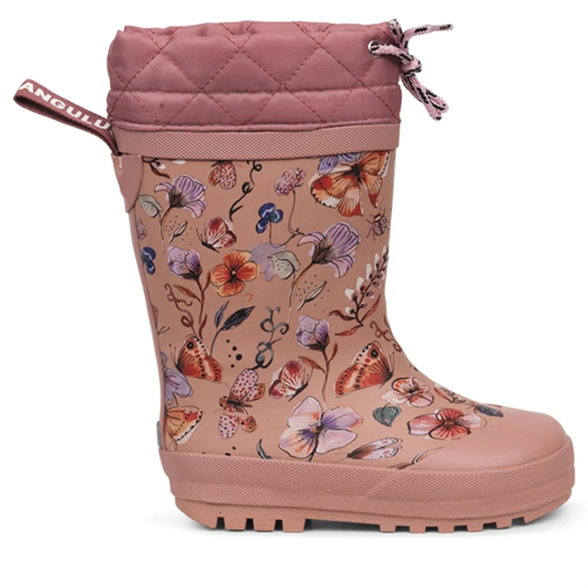 Angulus Thermo Gummistiefel mit Schmetterlingsdruck