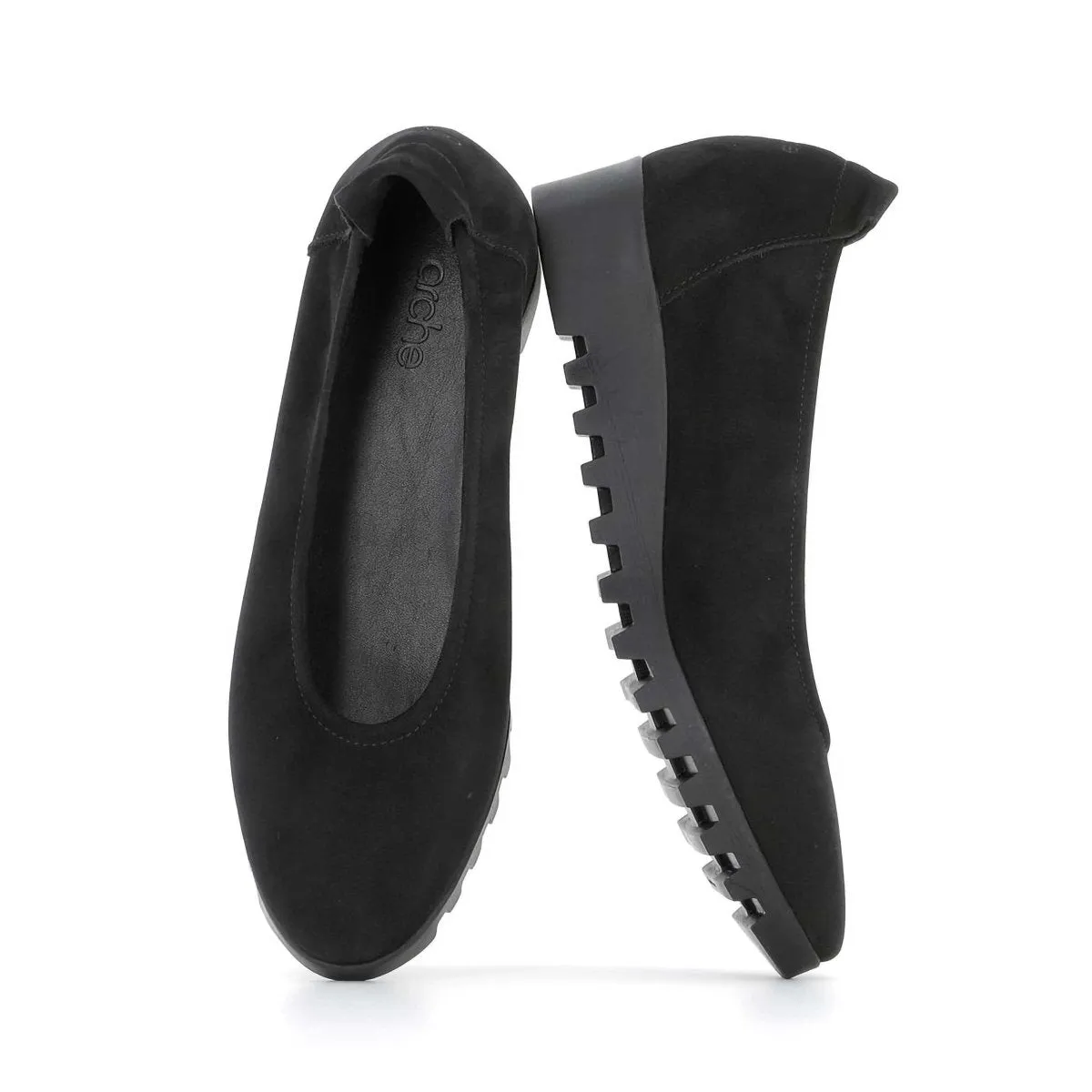 Arche Damen Lomiss Schwarz Nubuk