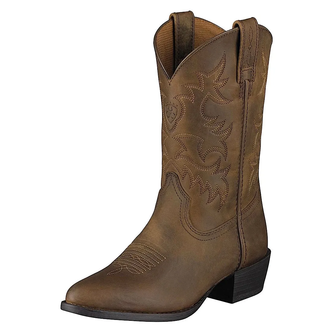 Ariat Kids Heritage Western Boot Verwittertes Braun Ariat Schuhe