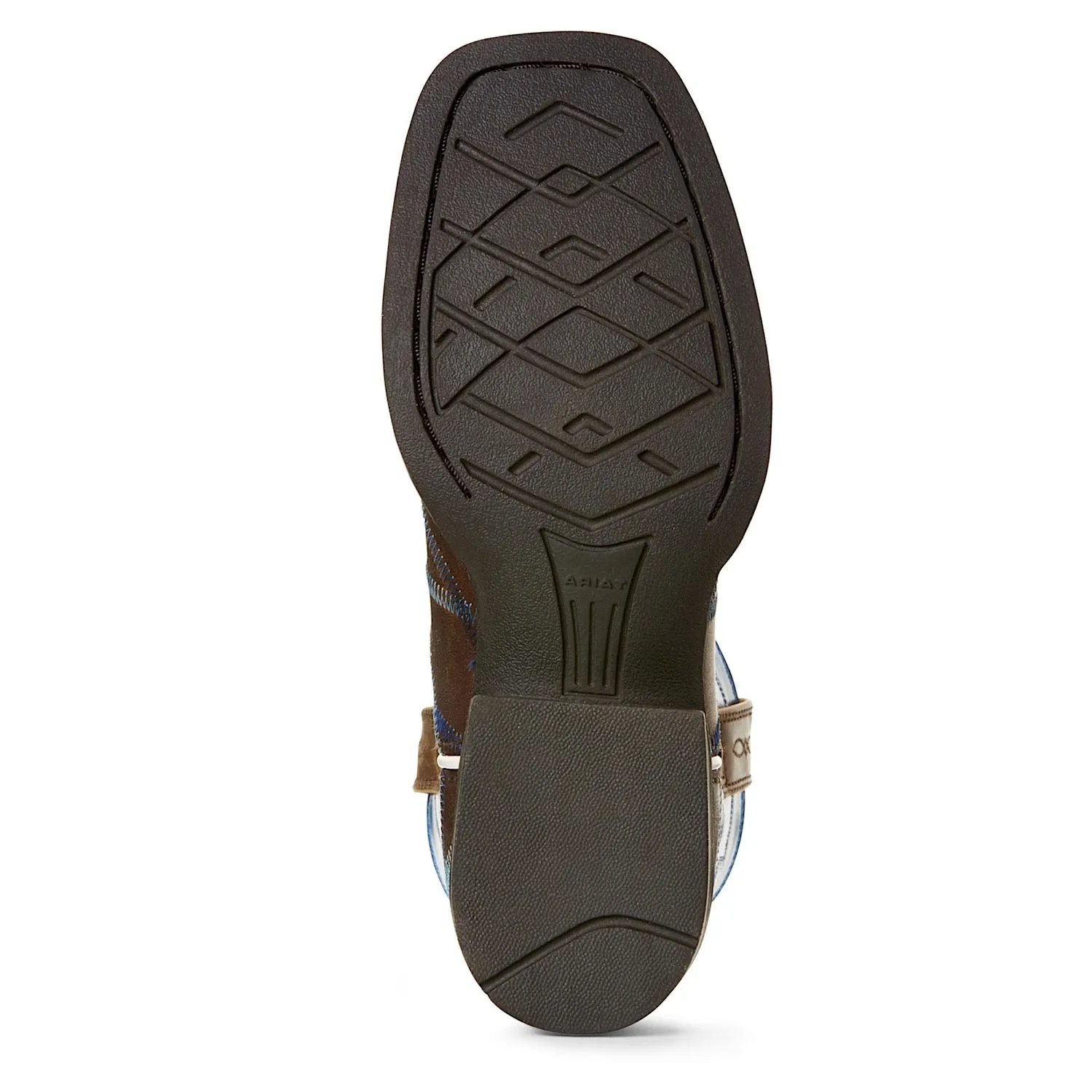 Ariat Kids Twisted Tycoon Vintage Braun/Ostsee-Blau Ariat Schuhe