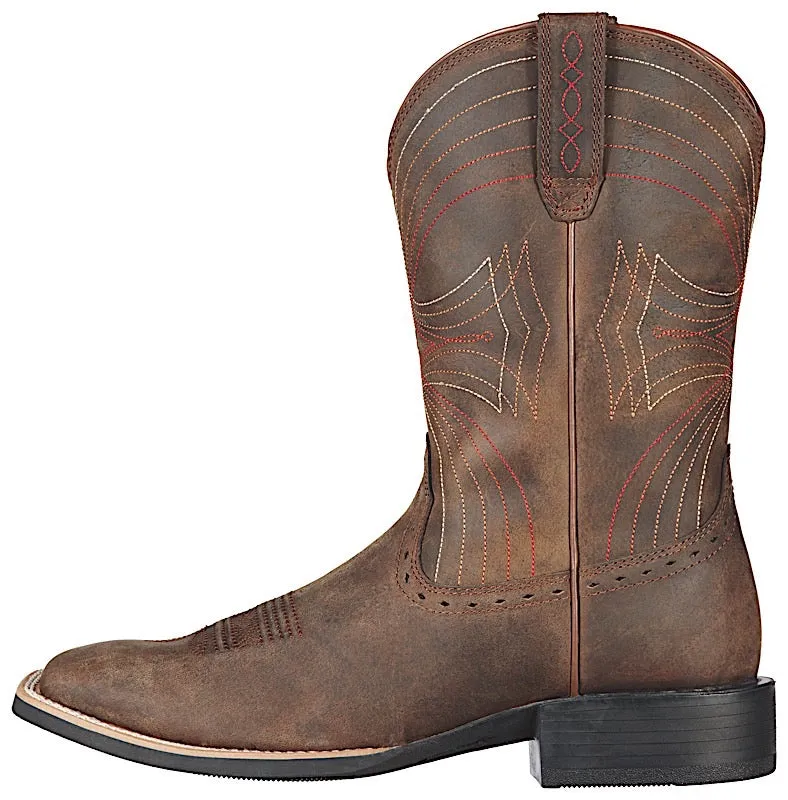 Ariat Herren Sport Wide Square Toe - Vintage Braun Ariat Schuhe